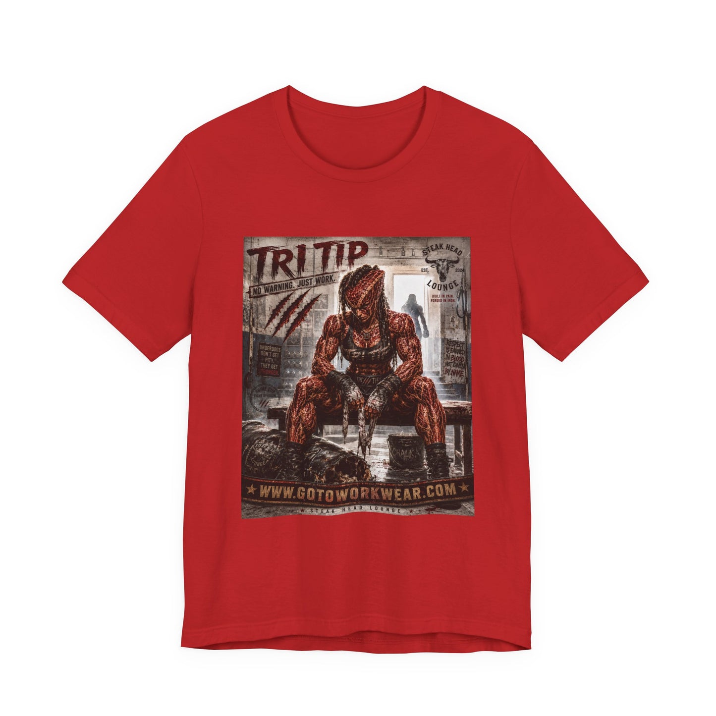 TRI TIP "No Warning. Just Work" - Graphic Tee
