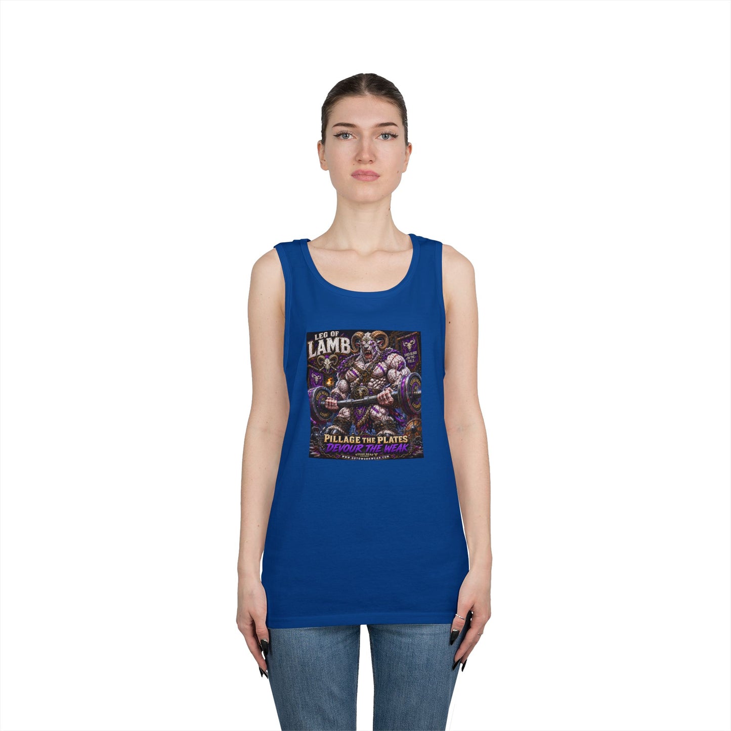 Leg of Lamb "Pillage the Plates - Devour the Weak" - Tank Top