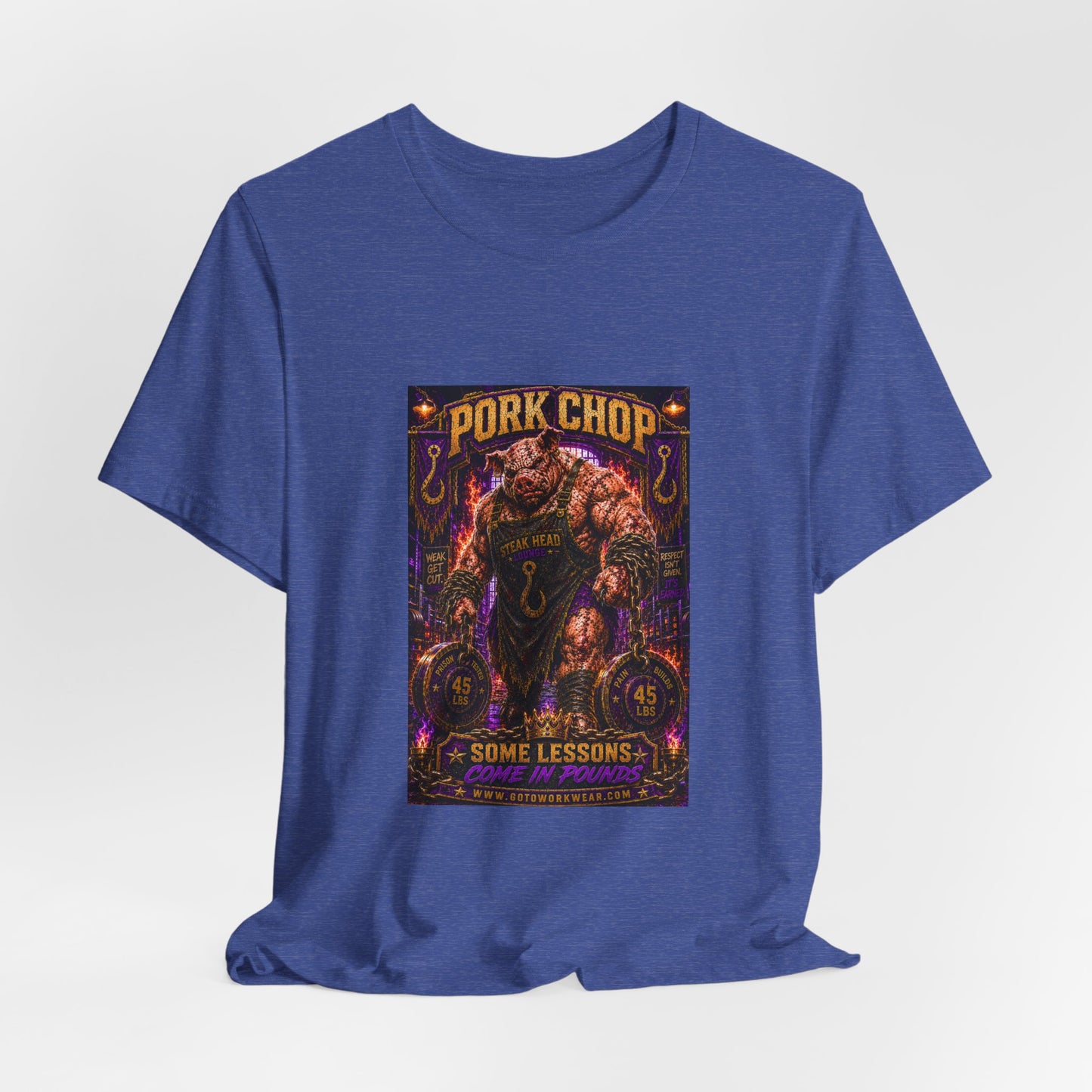 Pork Chop "Some Lessons Come in Pounds" - Graphic Tee