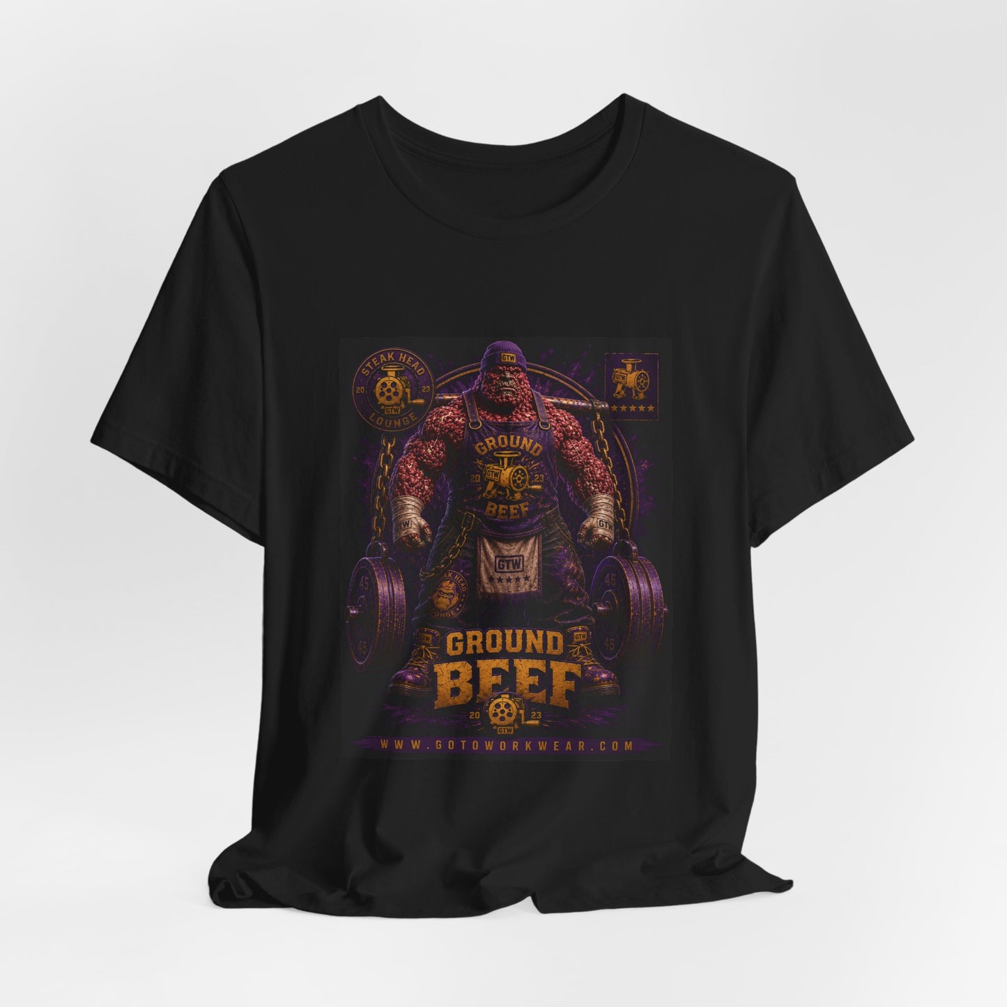 Ground Beef "Grinder Built Gains" - Graphic Tee