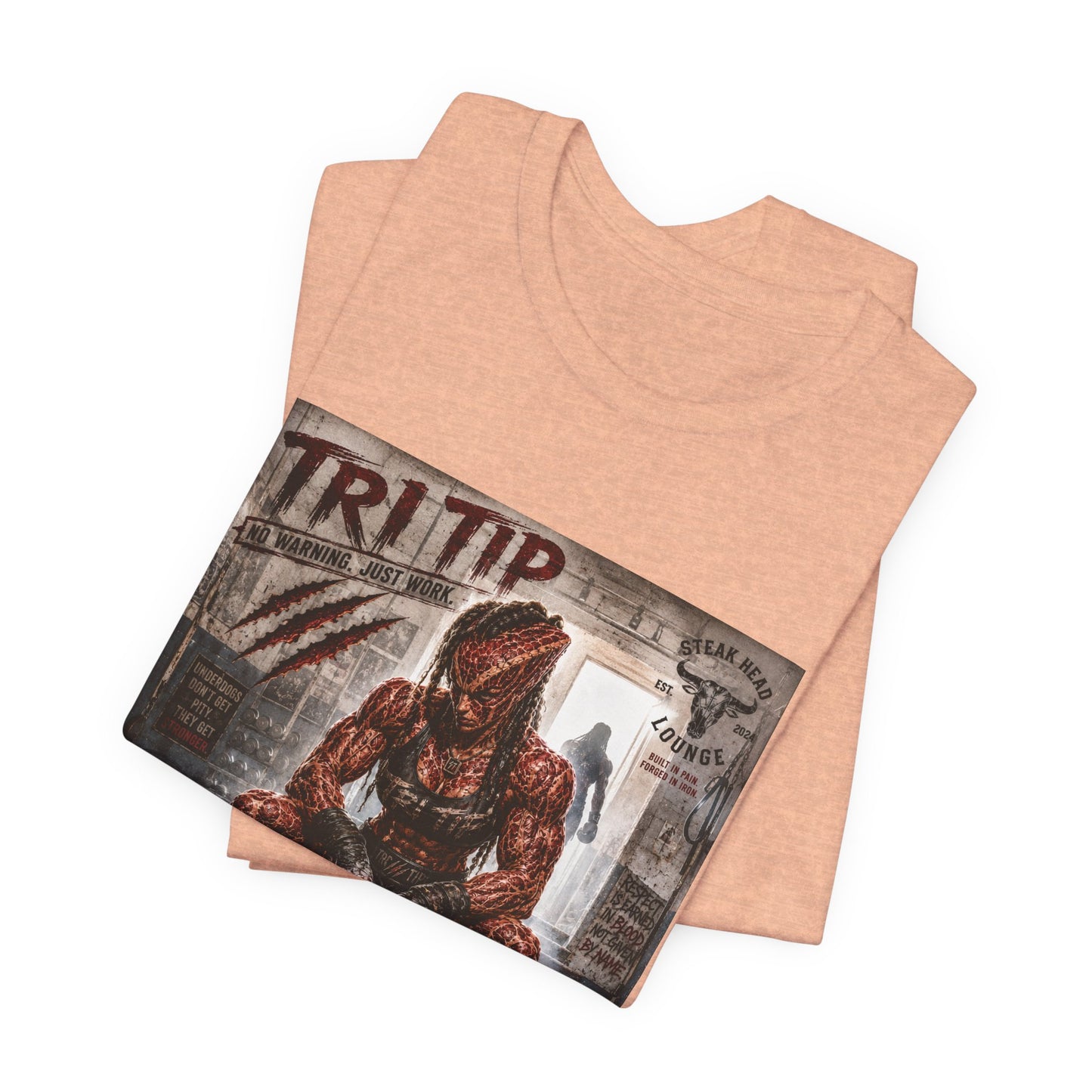 TRI TIP "No Warning. Just Work" - Graphic Tee