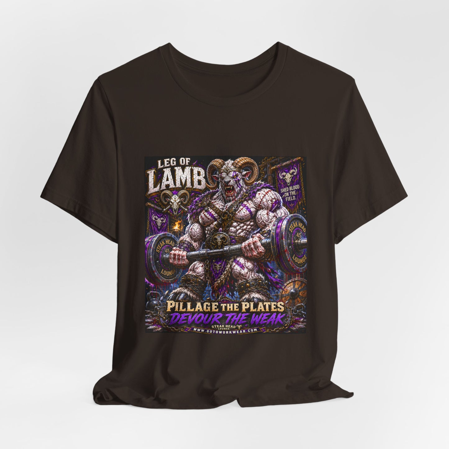 Leg of Lamb "Pillage the Plates, Devour the Weak" - Graphic Shirt Tee