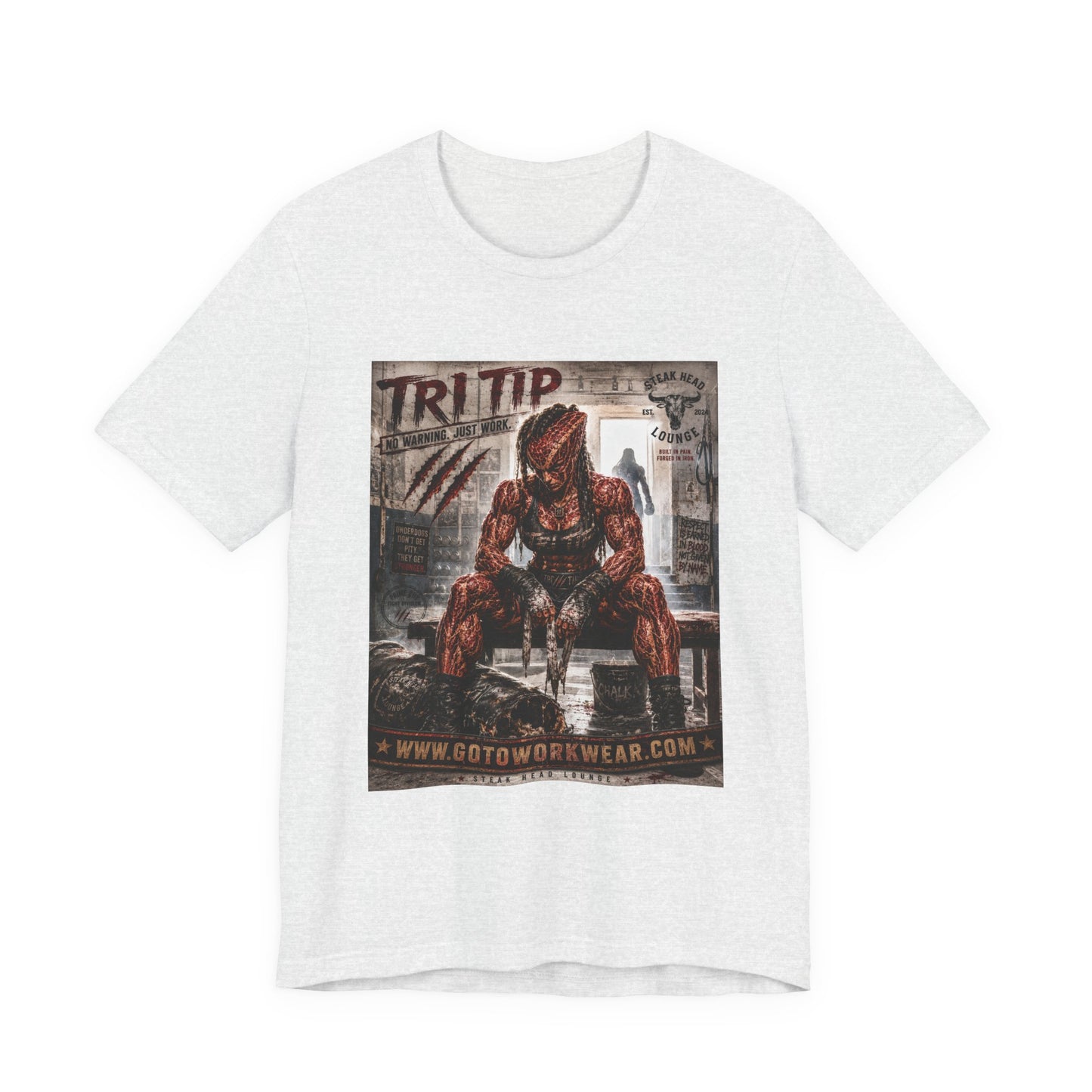 TRI TIP "No Warning. Just Work" - Graphic Tee