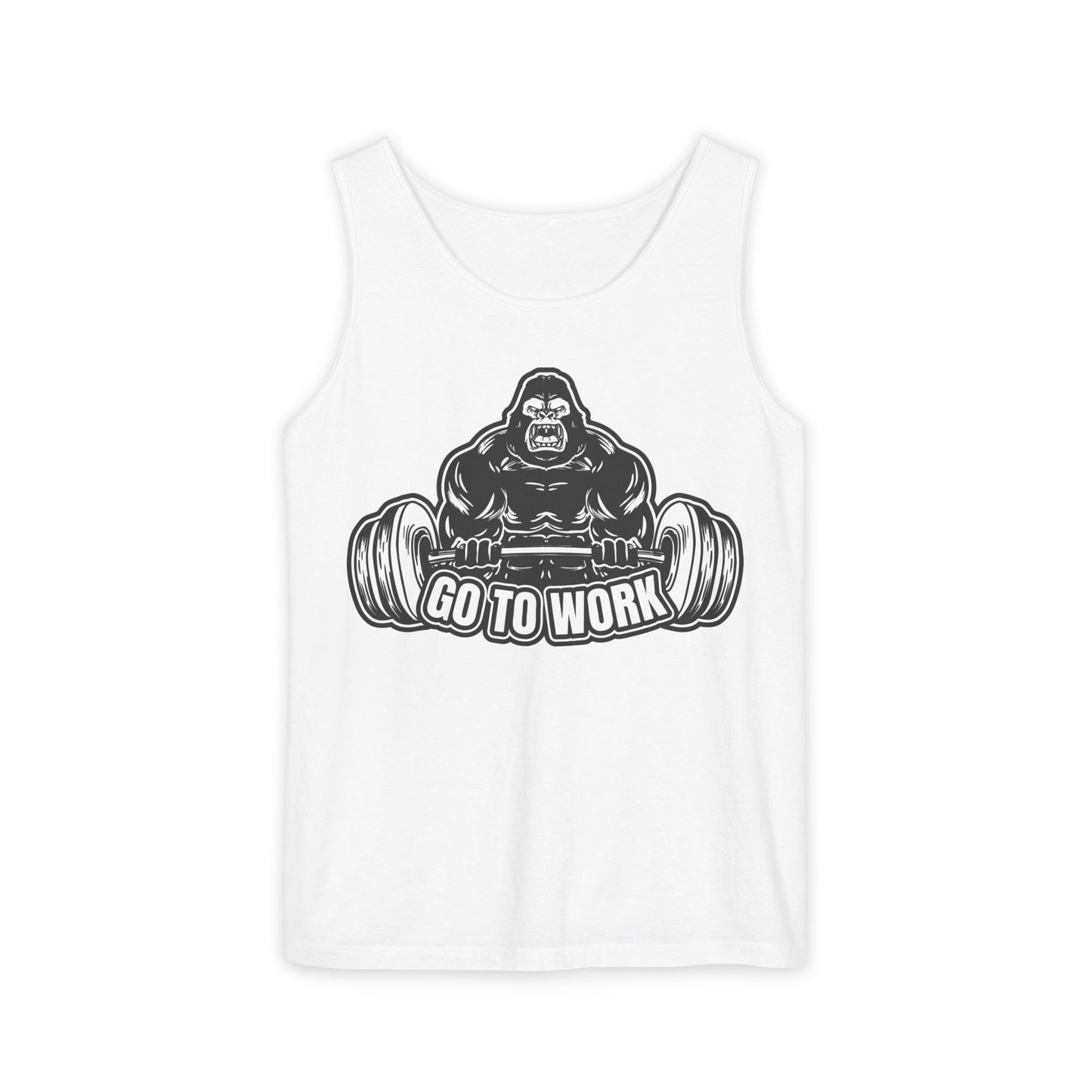 Strength Training Gorilla Tank Top, Workout Gear, Fitness Apparel, Gym Shirt, Exercise Tank, Bodybuilding Clothes