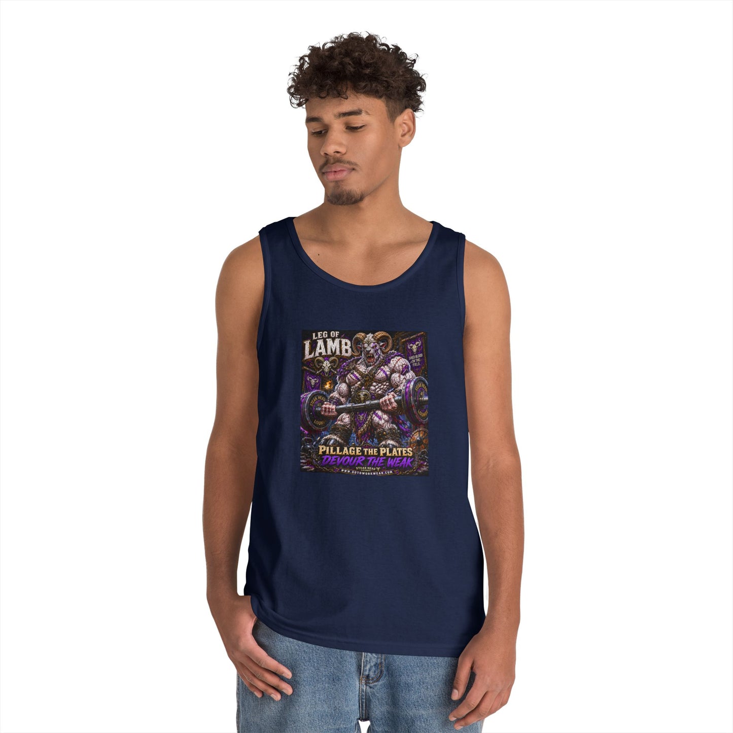 Leg of Lamb "Pillage the Plates - Devour the Weak" - Tank Top