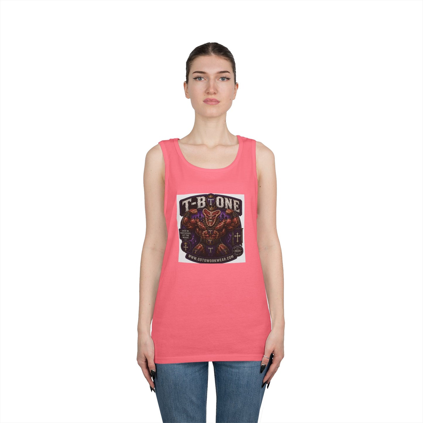 T-Bone "Chew on Your Excuses, Lift the Weight" - Tank Top