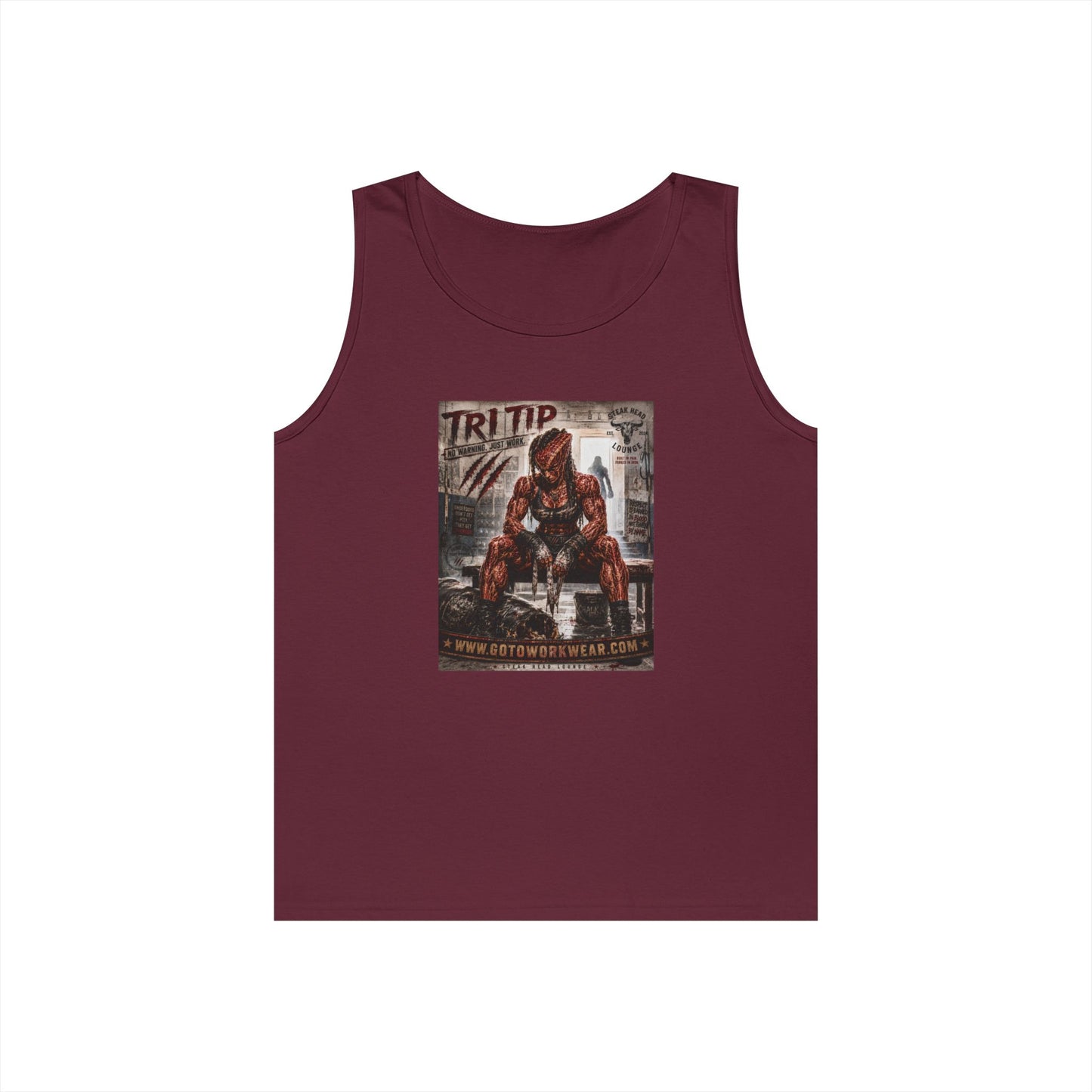 Tri Tip "No Warning. Just Work" - Tank Top