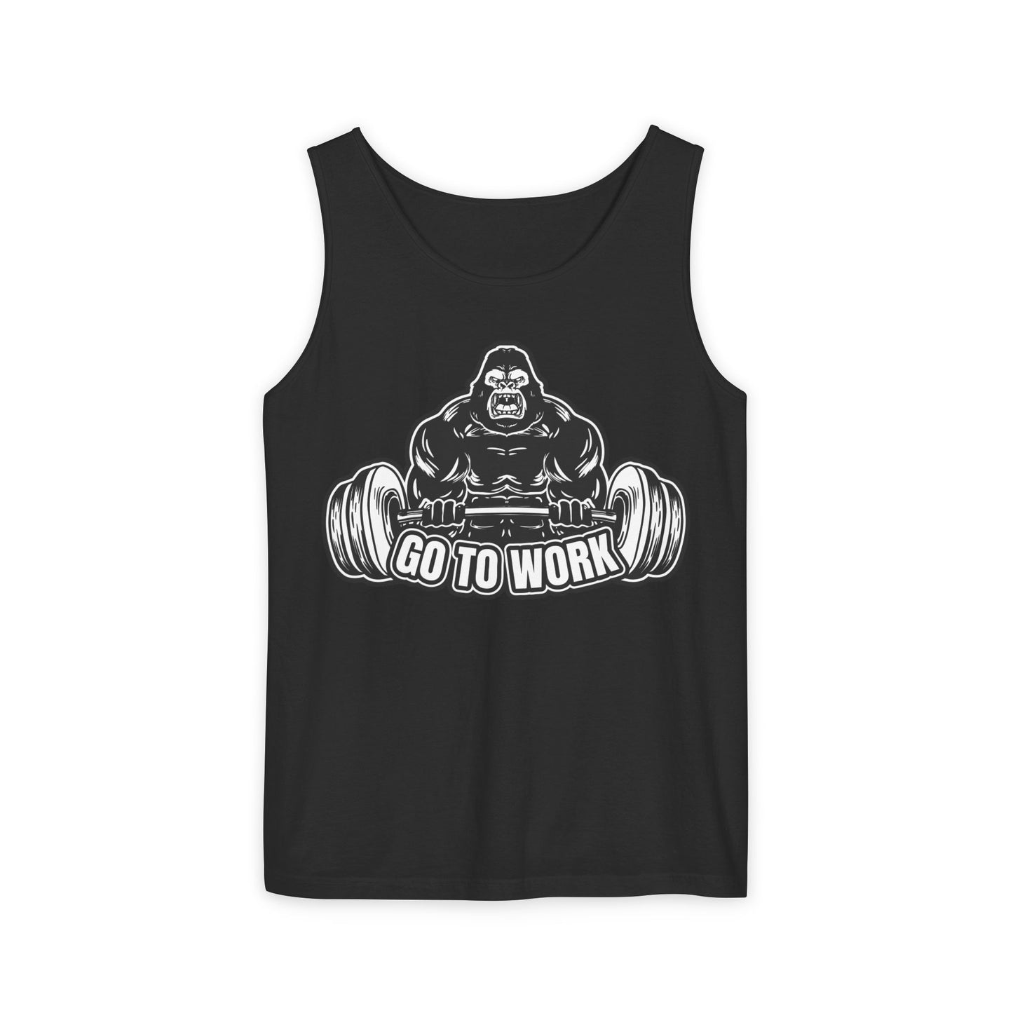 Strength Training Gorilla Tank Top, Workout Gear, Fitness Apparel, Gym Shirt, Exercise Tank, Bodybuilding Clothes