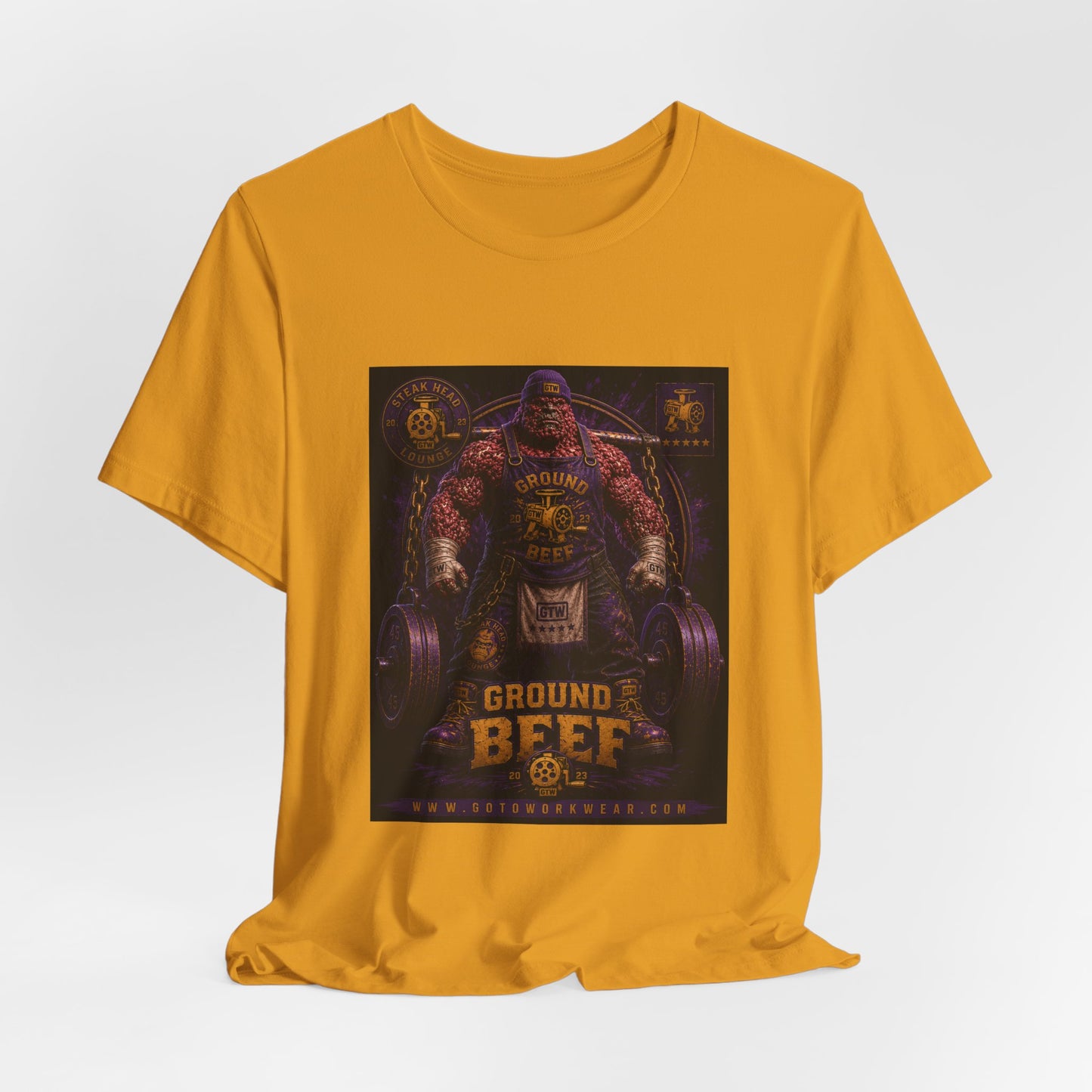 Ground Beef "Grinder Built Gains" - Graphic Tee