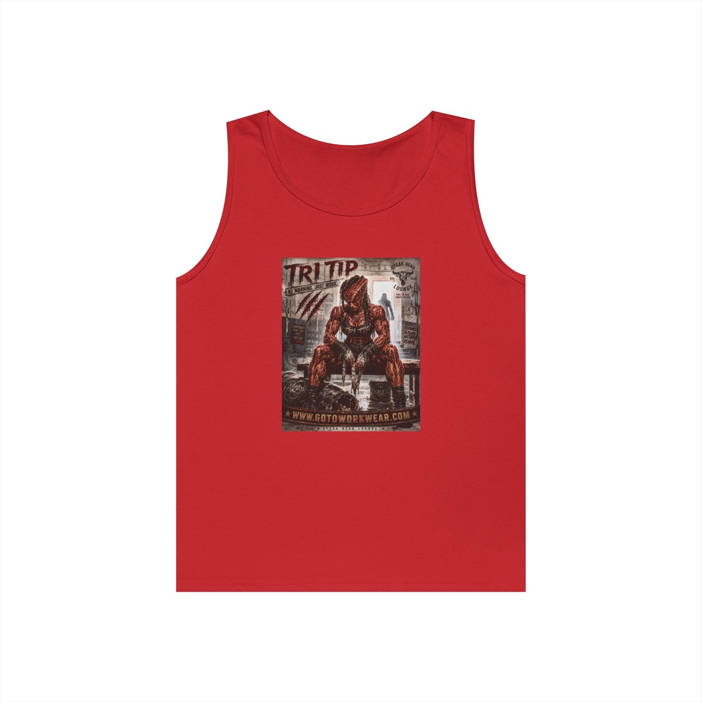 Tri Tip "No Warning. Just Work" - Tank Top