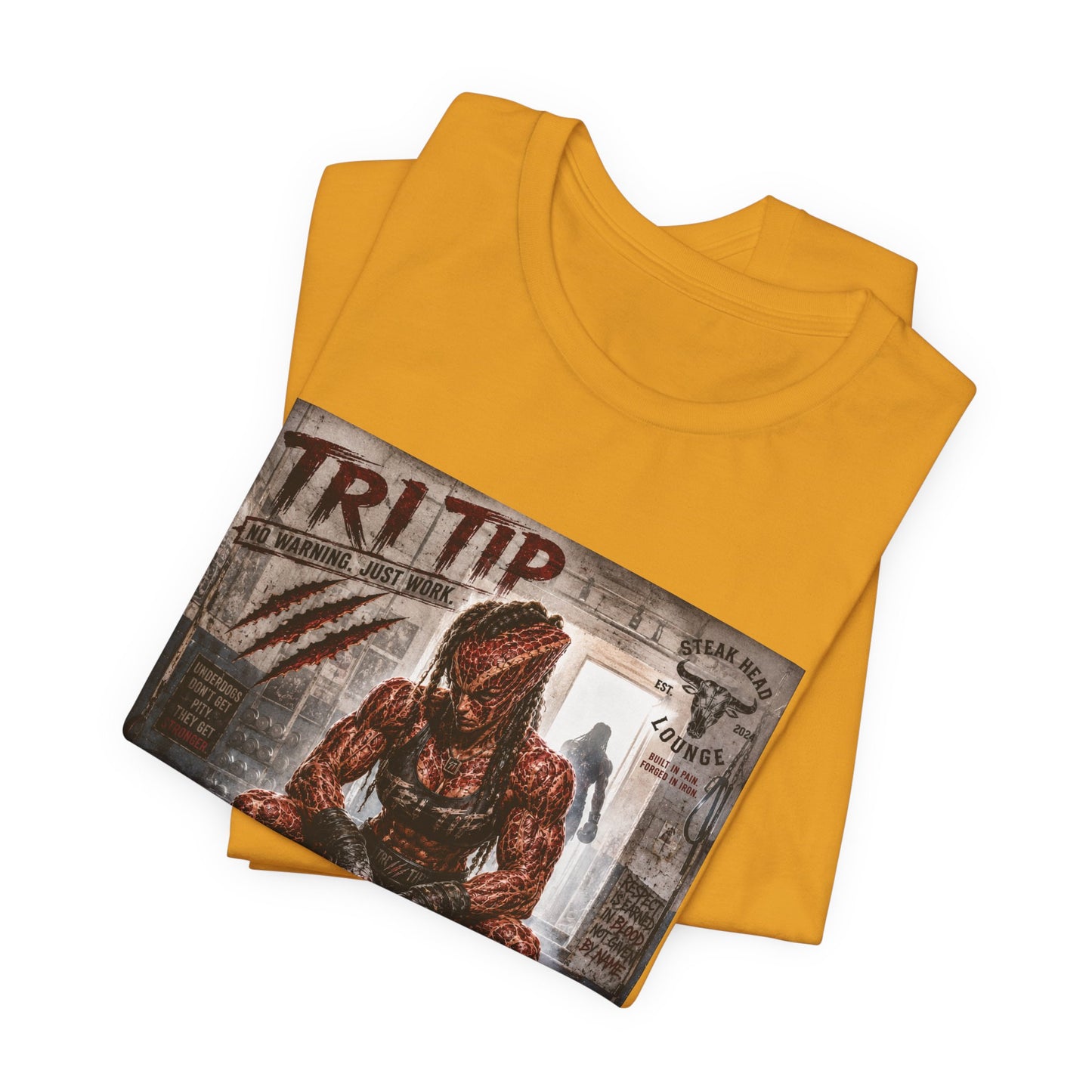 TRI TIP "No Warning. Just Work" - Graphic Tee