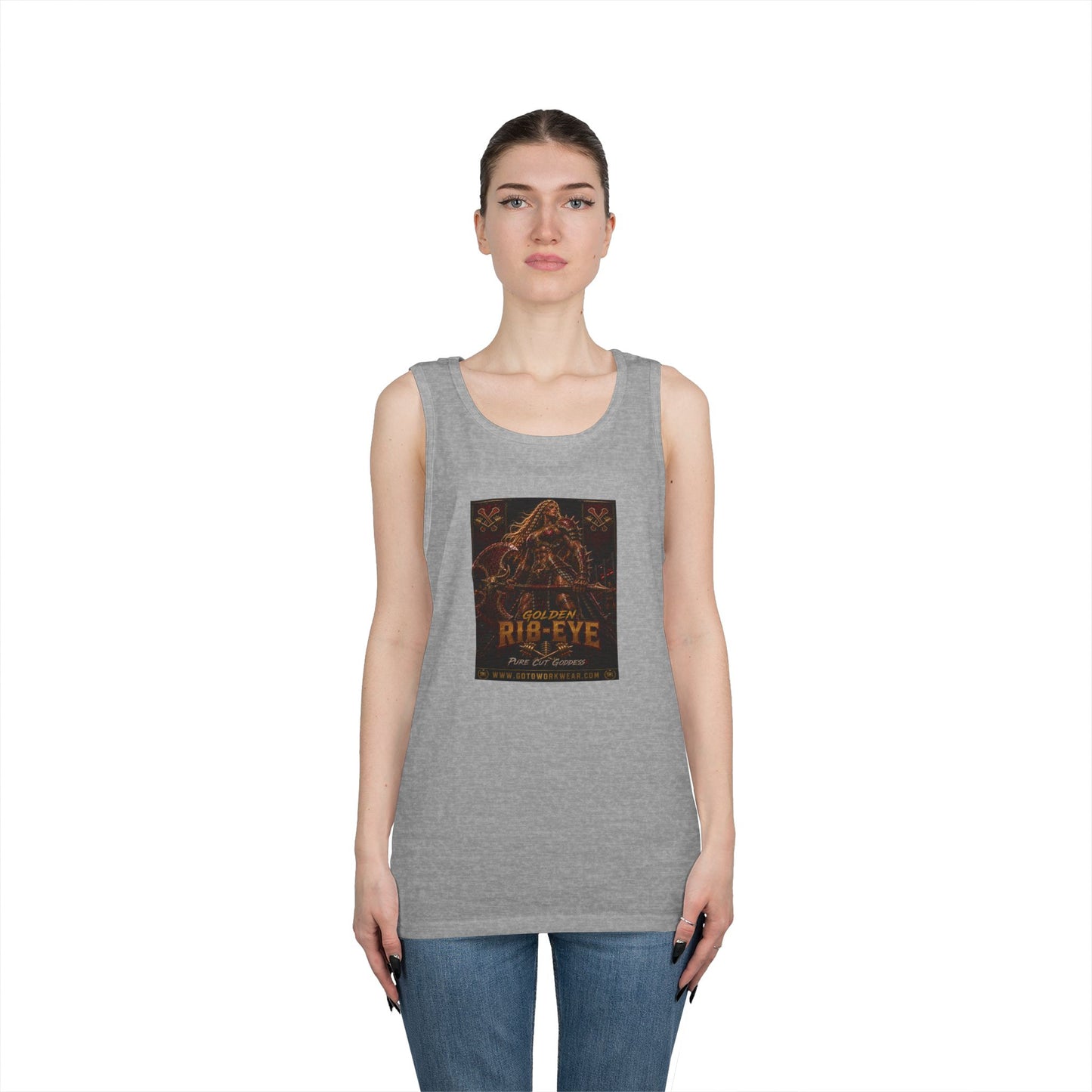 GOLDEN RIB-EYE “Pure Cut Goddess” - Tank Top