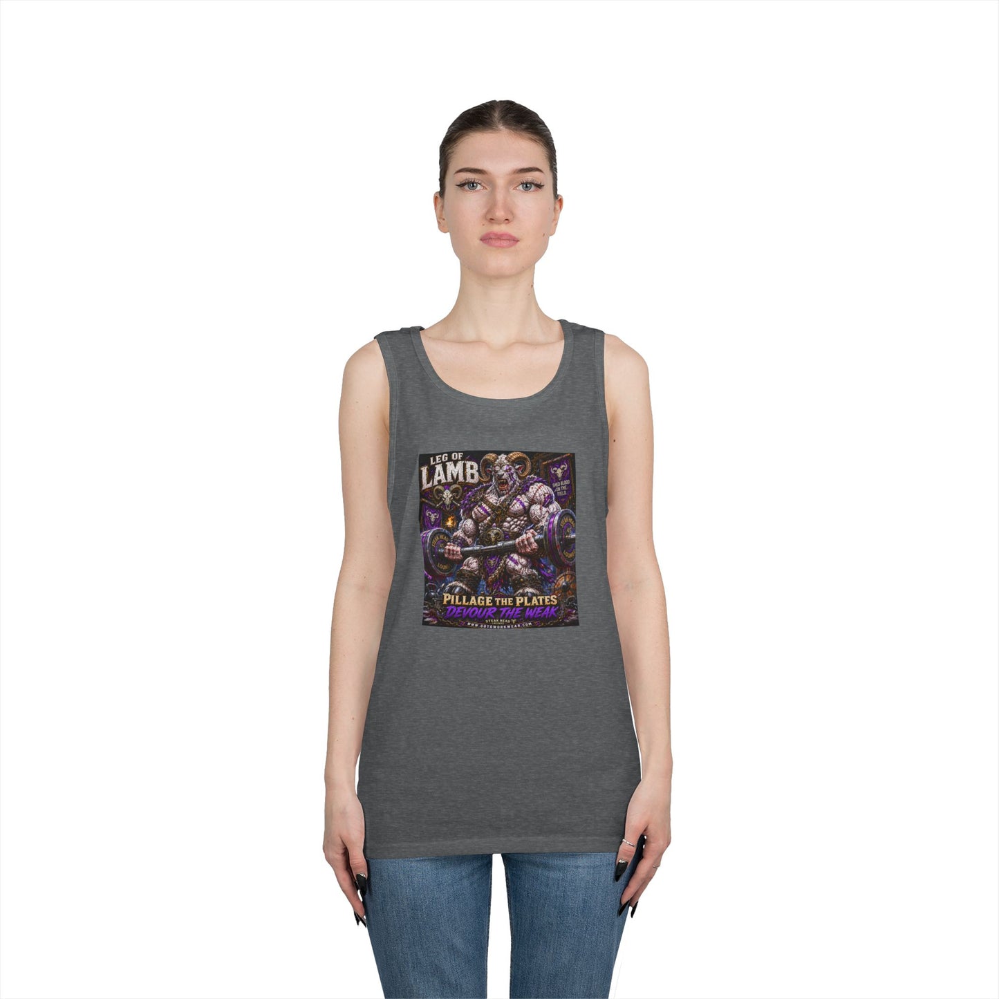 Leg of Lamb "Pillage the Plates - Devour the Weak" - Tank Top