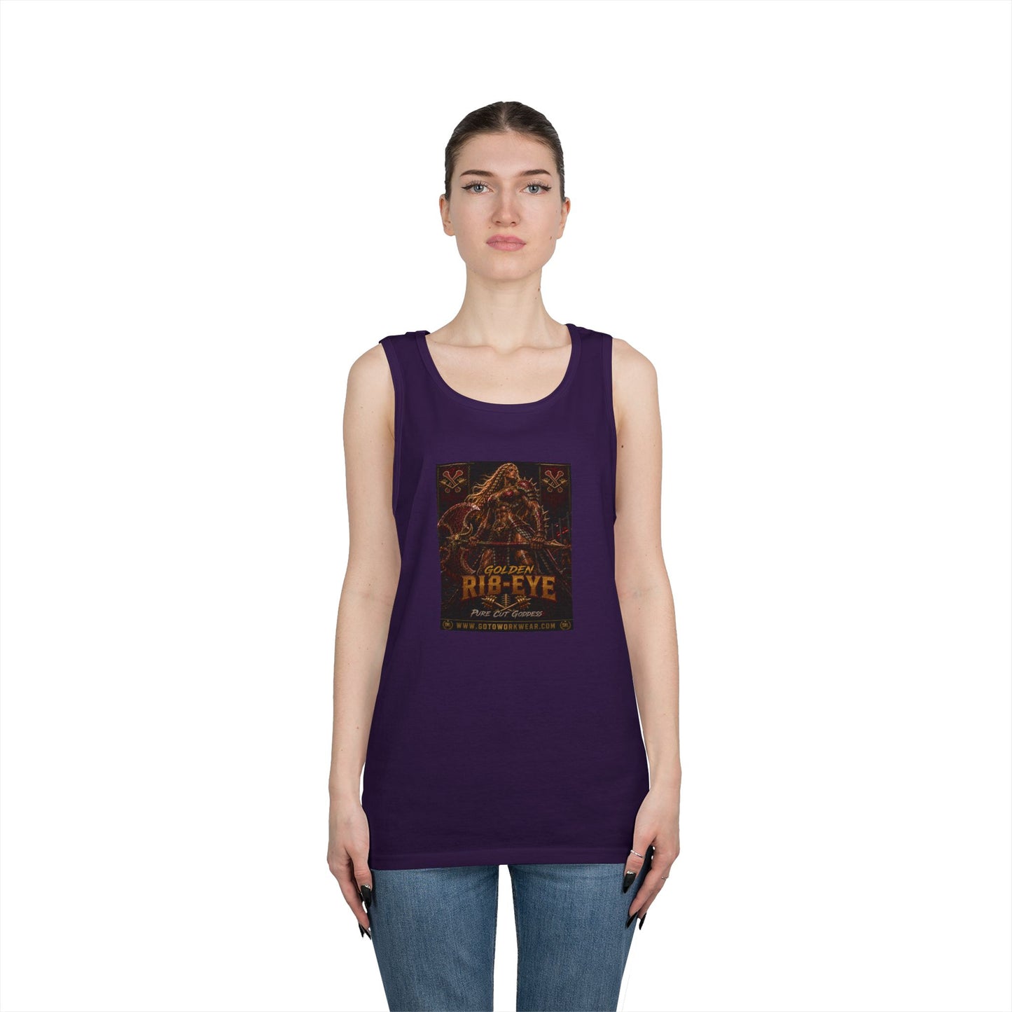 GOLDEN RIB-EYE “Pure Cut Goddess” - Tank Top