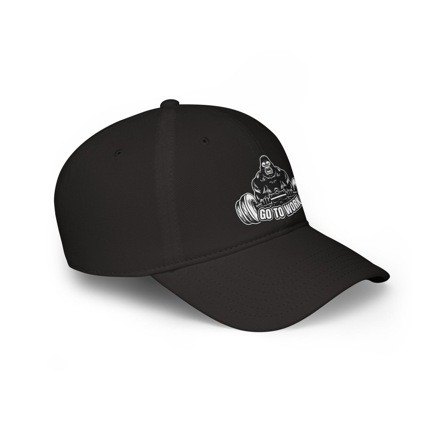 Motivational Gym Cap | Fitness Lover's Gift, Workout Hat, Sports Apparel, Casual Style, Gorilla Graphic Design