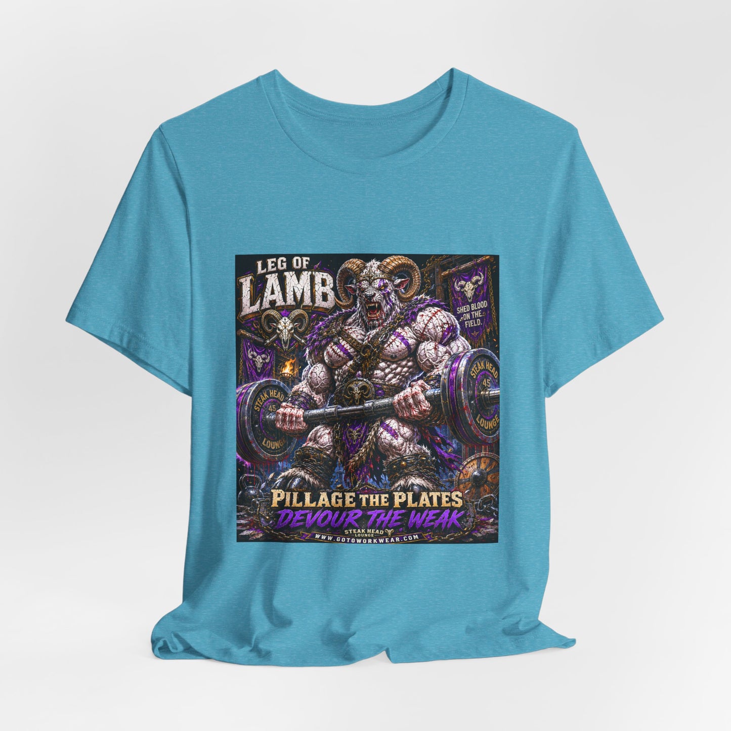 Leg of Lamb "Pillage the Plates, Devour the Weak" - Graphic Shirt Tee