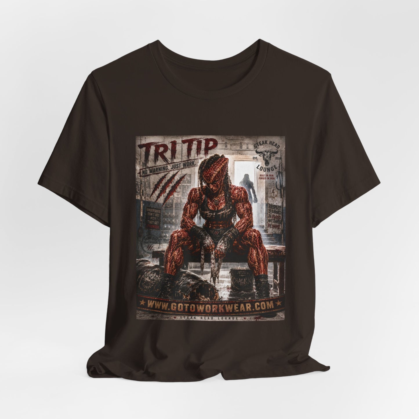 TRI TIP "No Warning. Just Work" - Graphic Tee