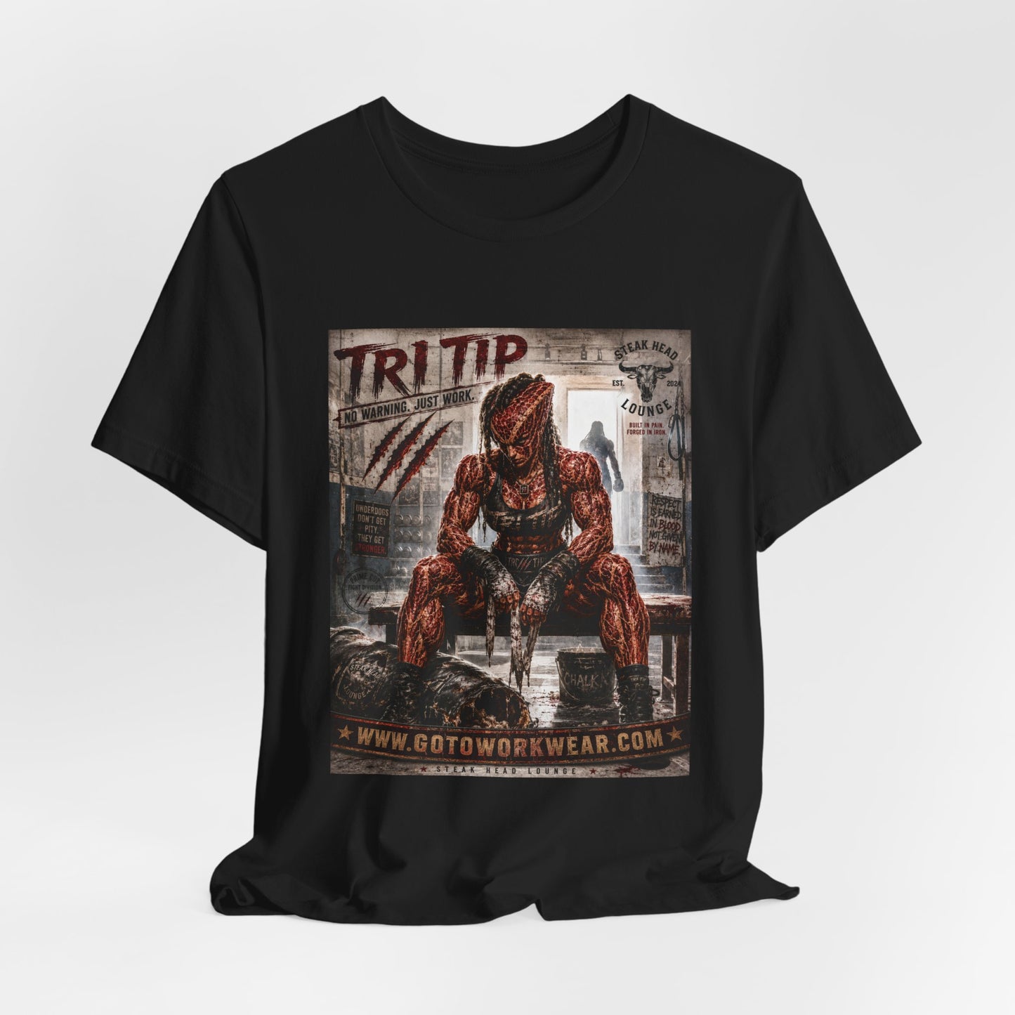 TRI TIP "No Warning. Just Work" - Graphic Tee