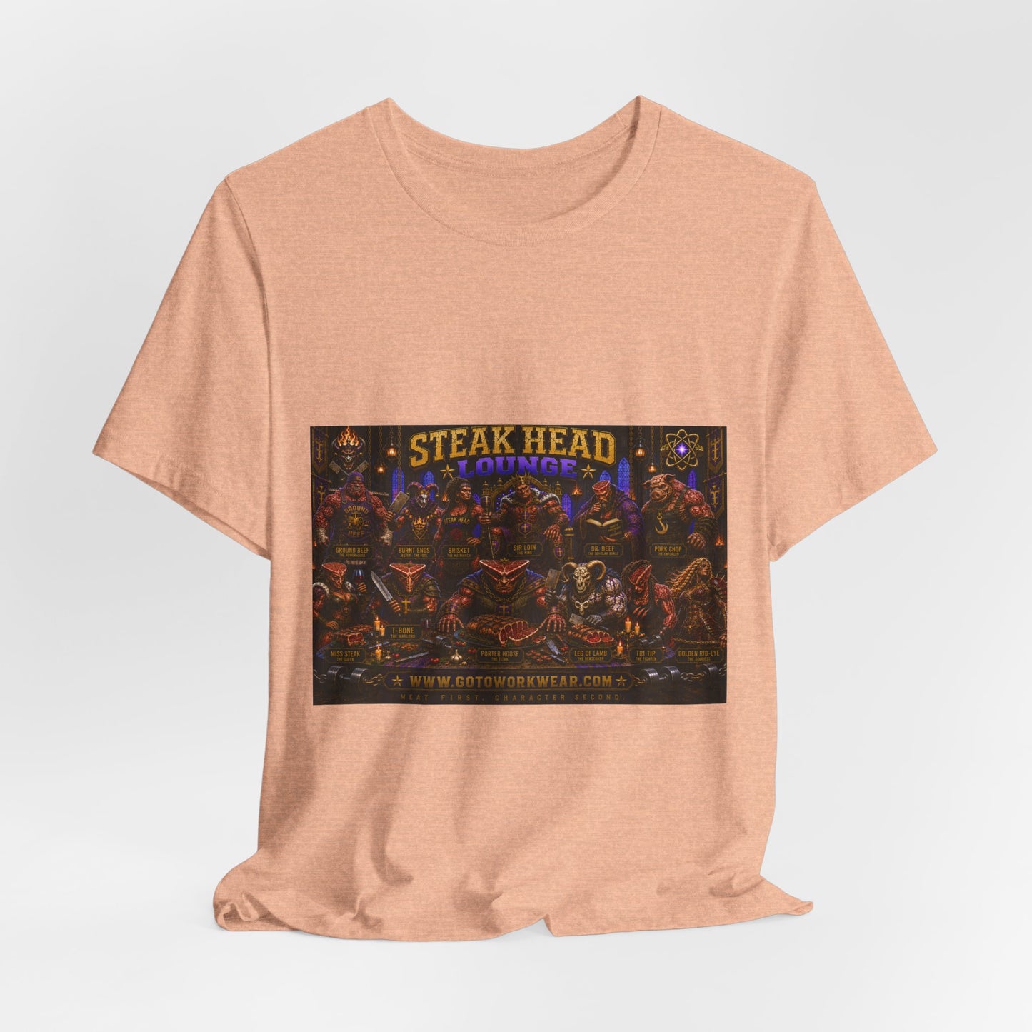 Steak Head Lounge ALL - "The strongest thing in the gym is not muscle—  It is the decision to return tomorrow." - Graphic Tee