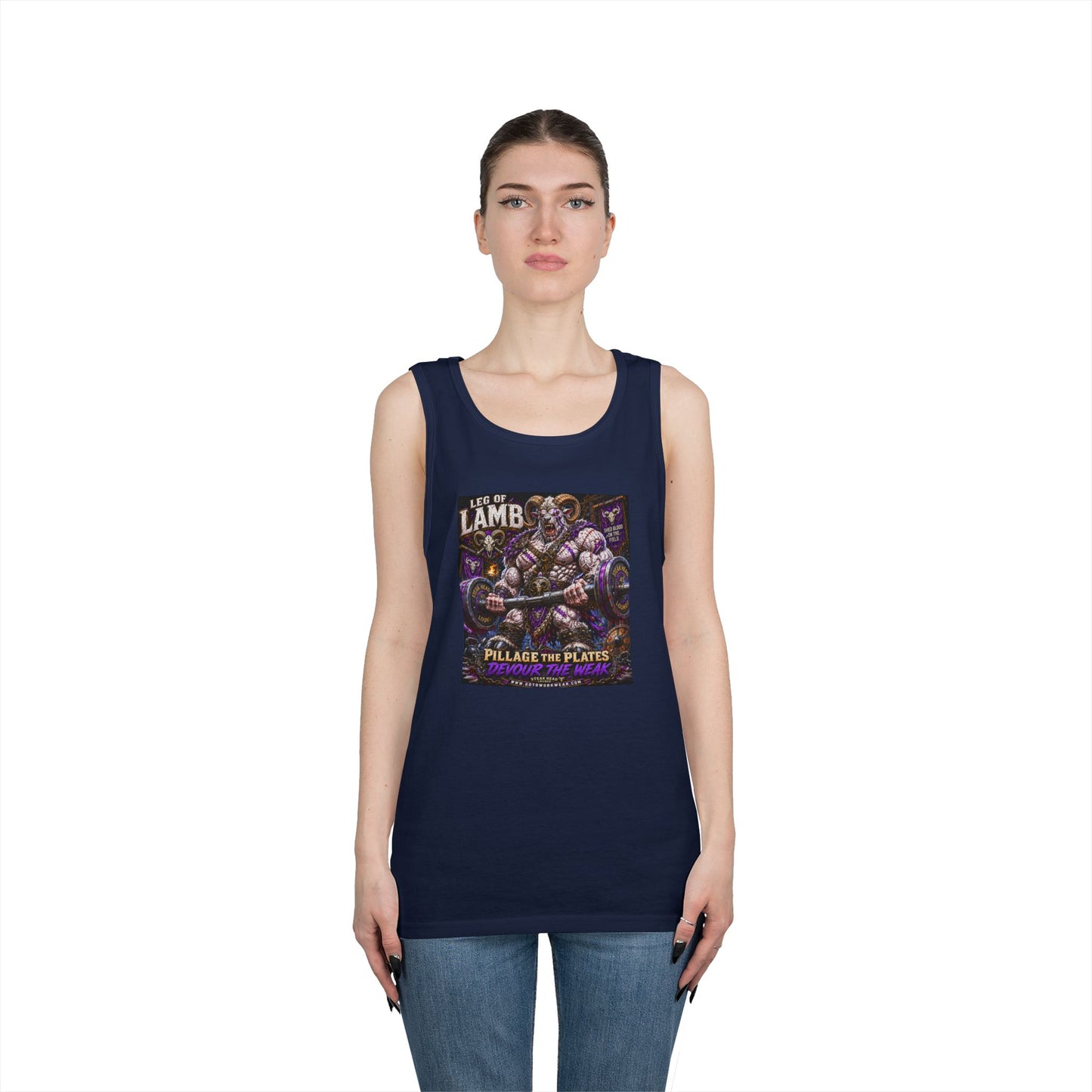 Leg of Lamb "Pillage the Plates - Devour the Weak" - Tank Top