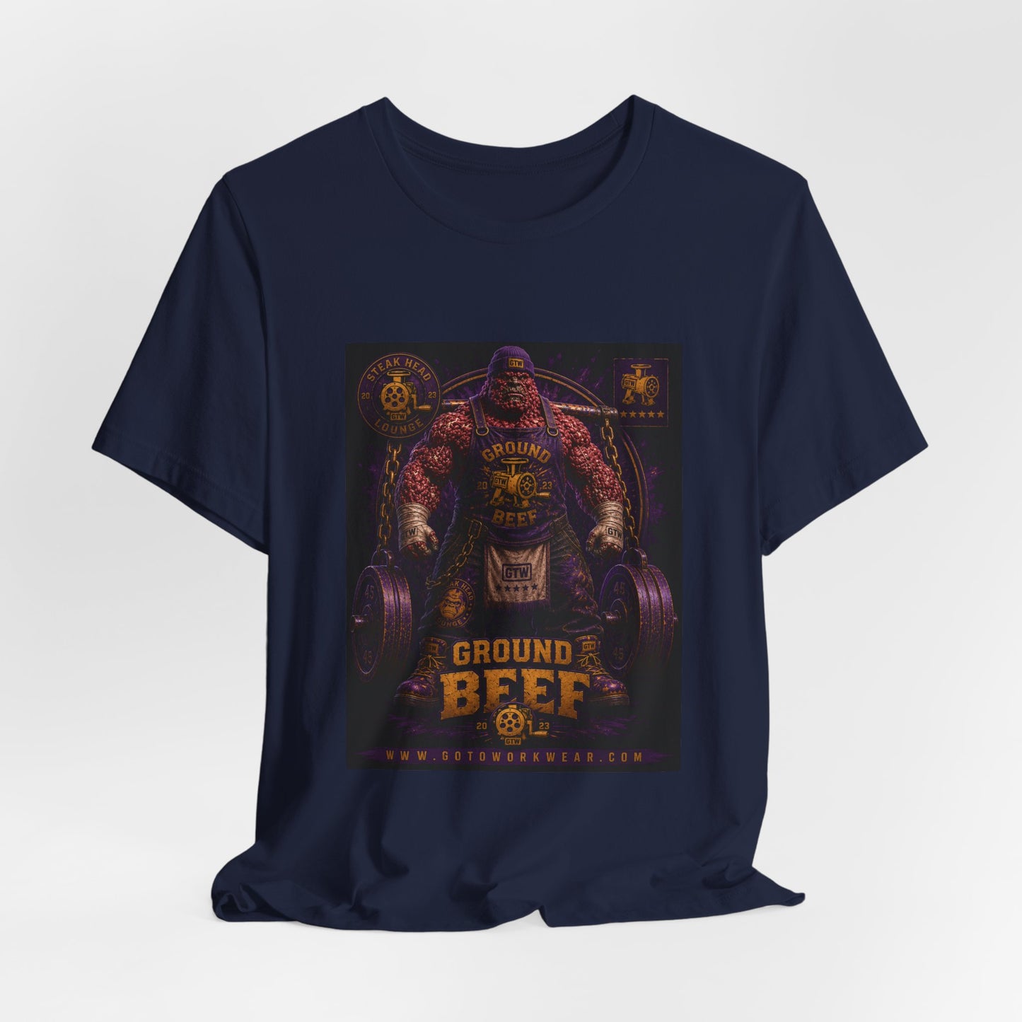 Ground Beef "Grinder Built Gains" - Graphic Tee
