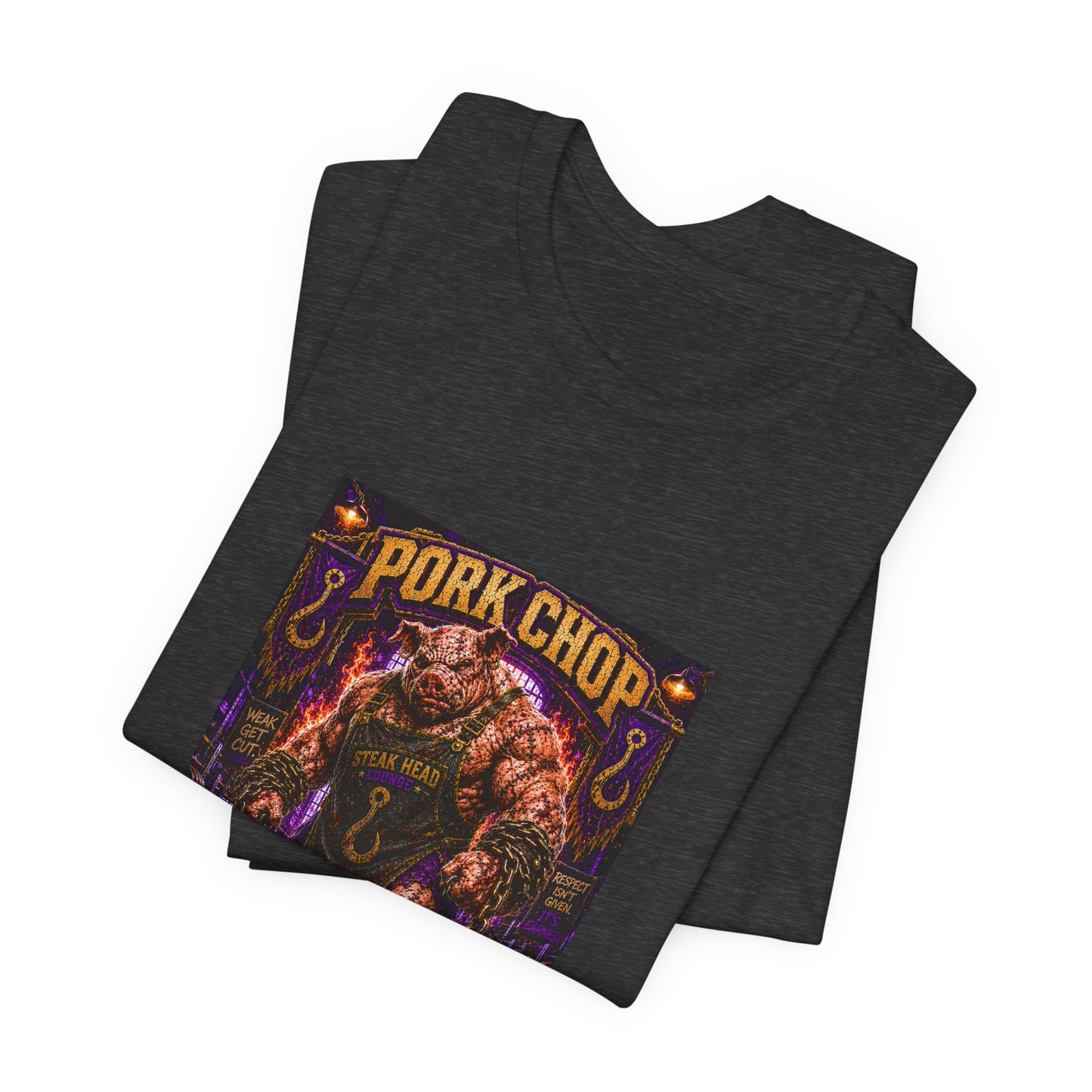 Pork Chop "Some Lessons Come in Pounds" - Graphic Tee