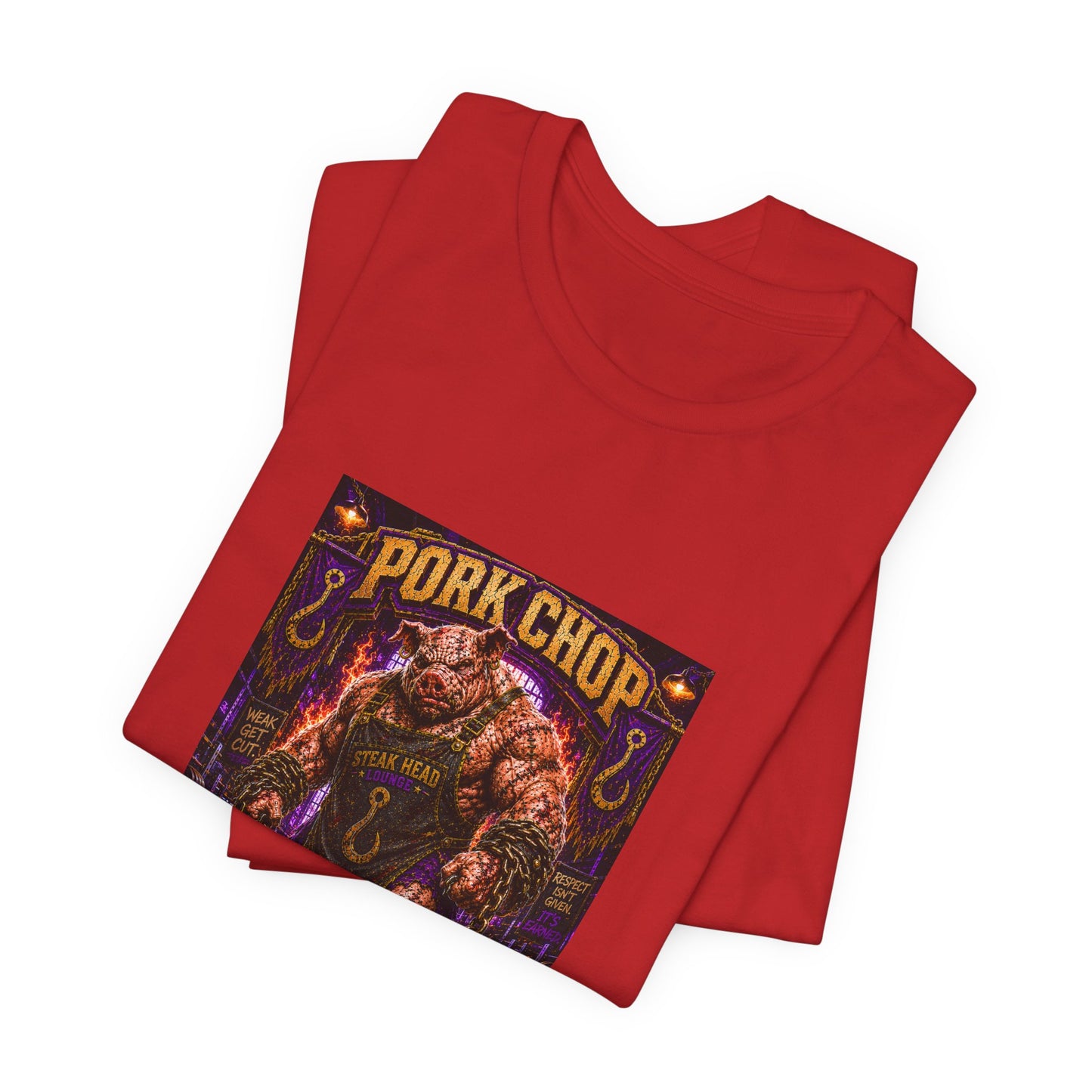 Pork Chop "Some Lessons Come in Pounds" - Graphic Tee