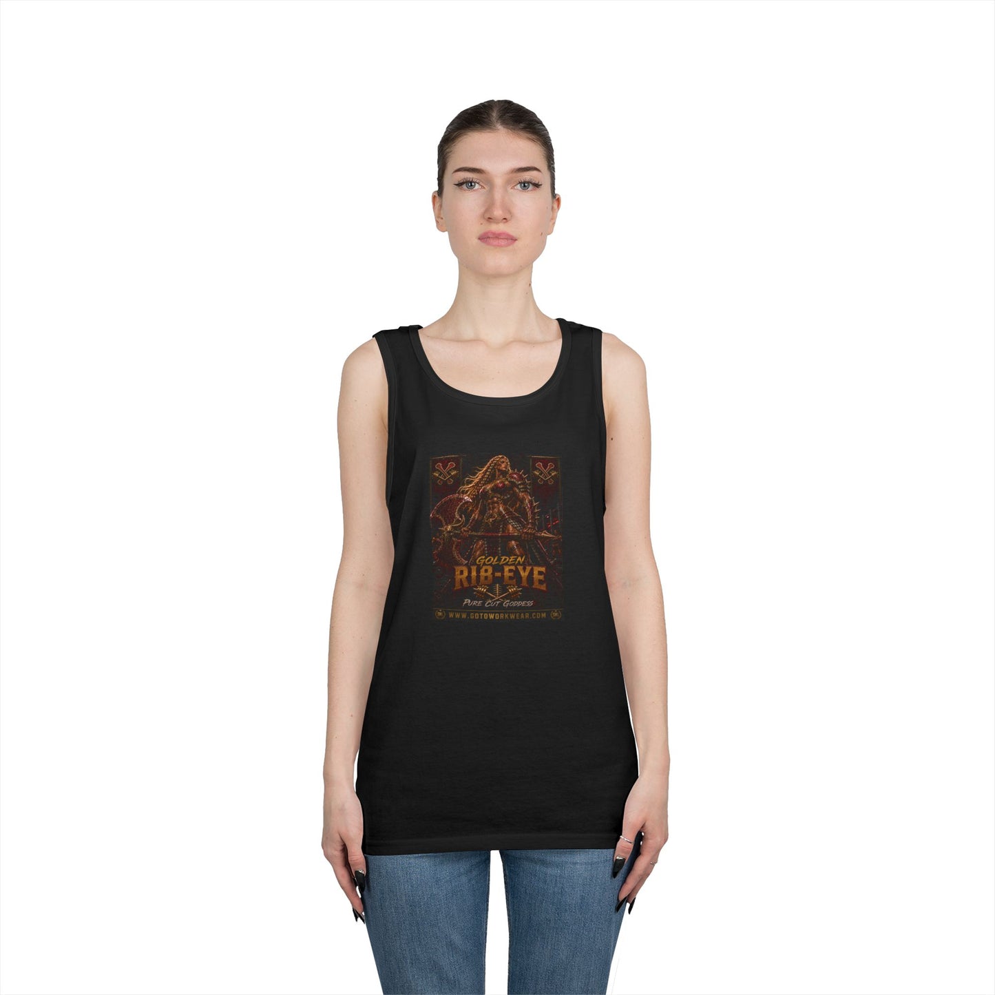 GOLDEN RIB-EYE “Pure Cut Goddess” - Tank Top