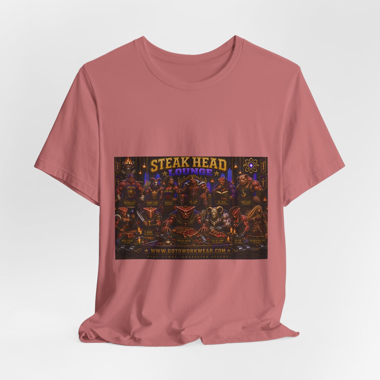Steak Head Lounge ALL - "The strongest thing in the gym is not muscle—  It is the decision to return tomorrow." - Graphic Tee
