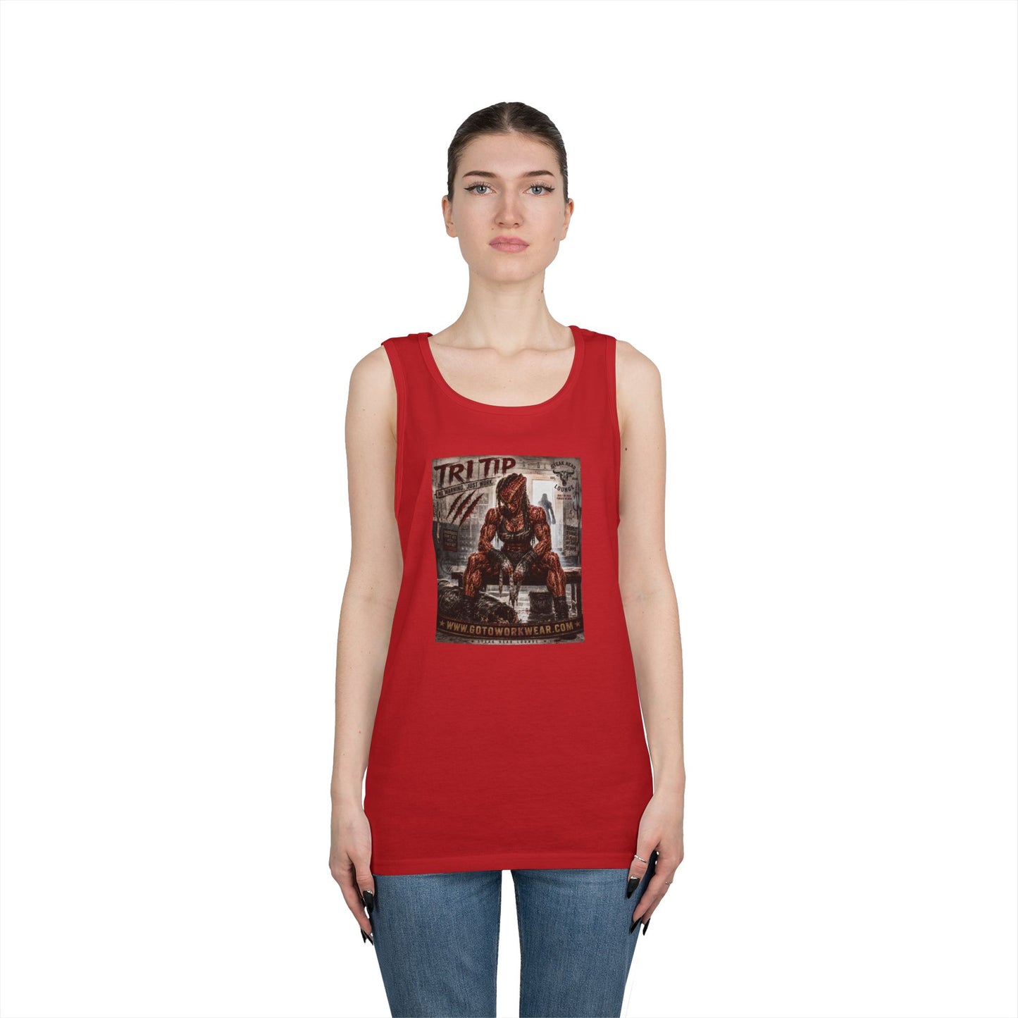 Tri Tip "No Warning. Just Work" - Tank Top