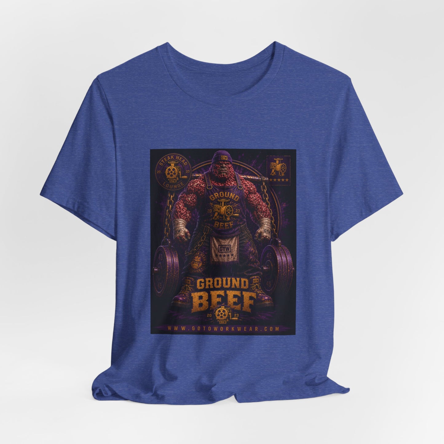 Ground Beef "Grinder Built Gains" - Graphic Tee