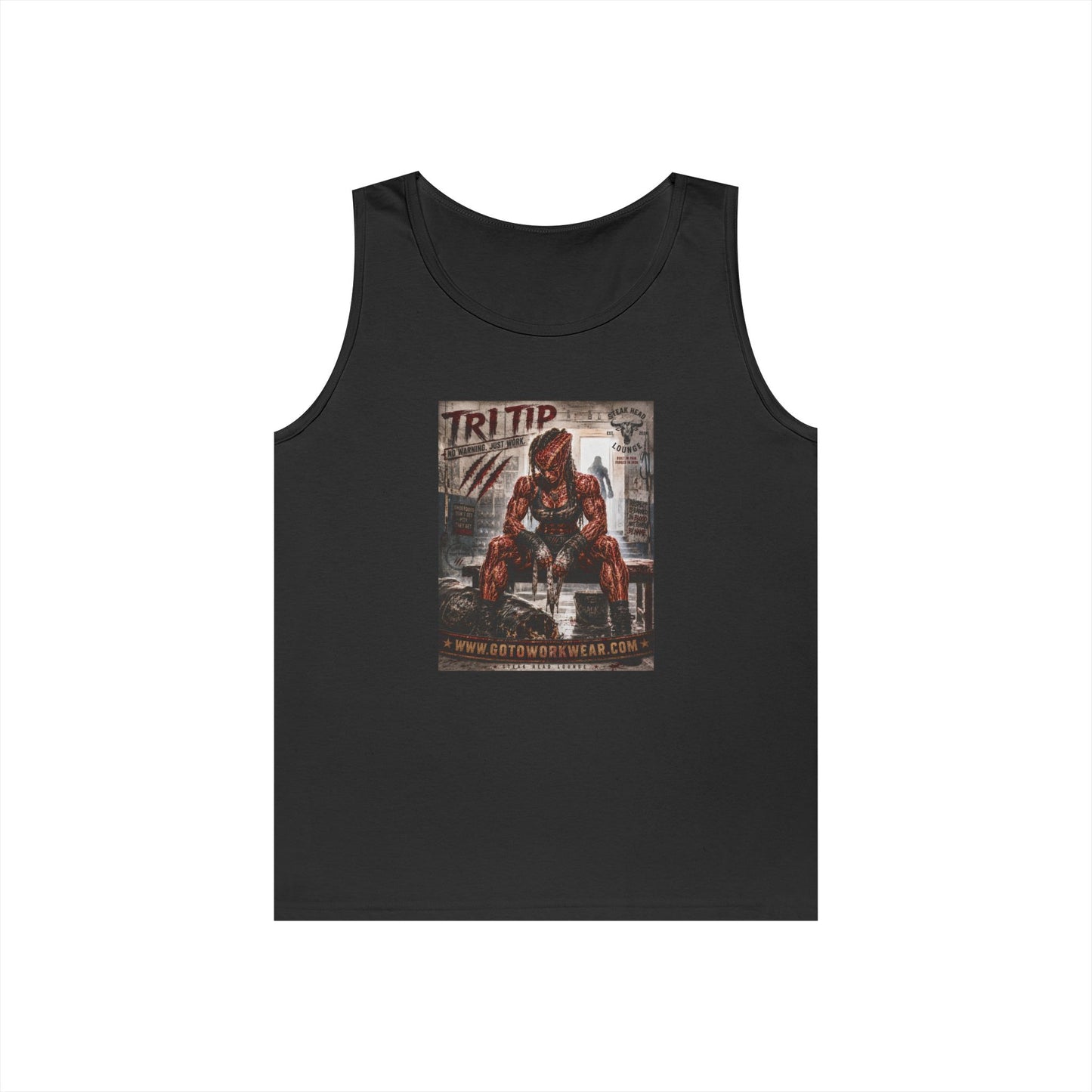 Tri Tip "No Warning. Just Work" - Tank Top