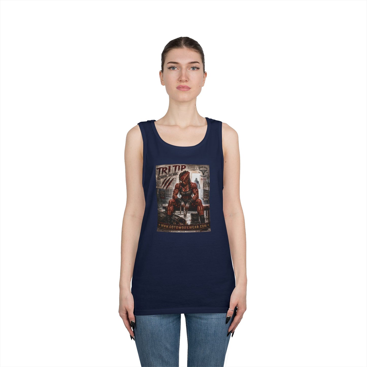 Tri Tip "No Warning. Just Work" - Tank Top