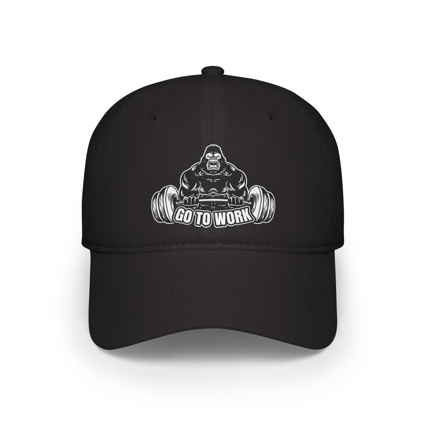 Motivational Gym Cap | Fitness Lover's Gift, Workout Hat, Sports Apparel, Casual Style, Gorilla Graphic Design