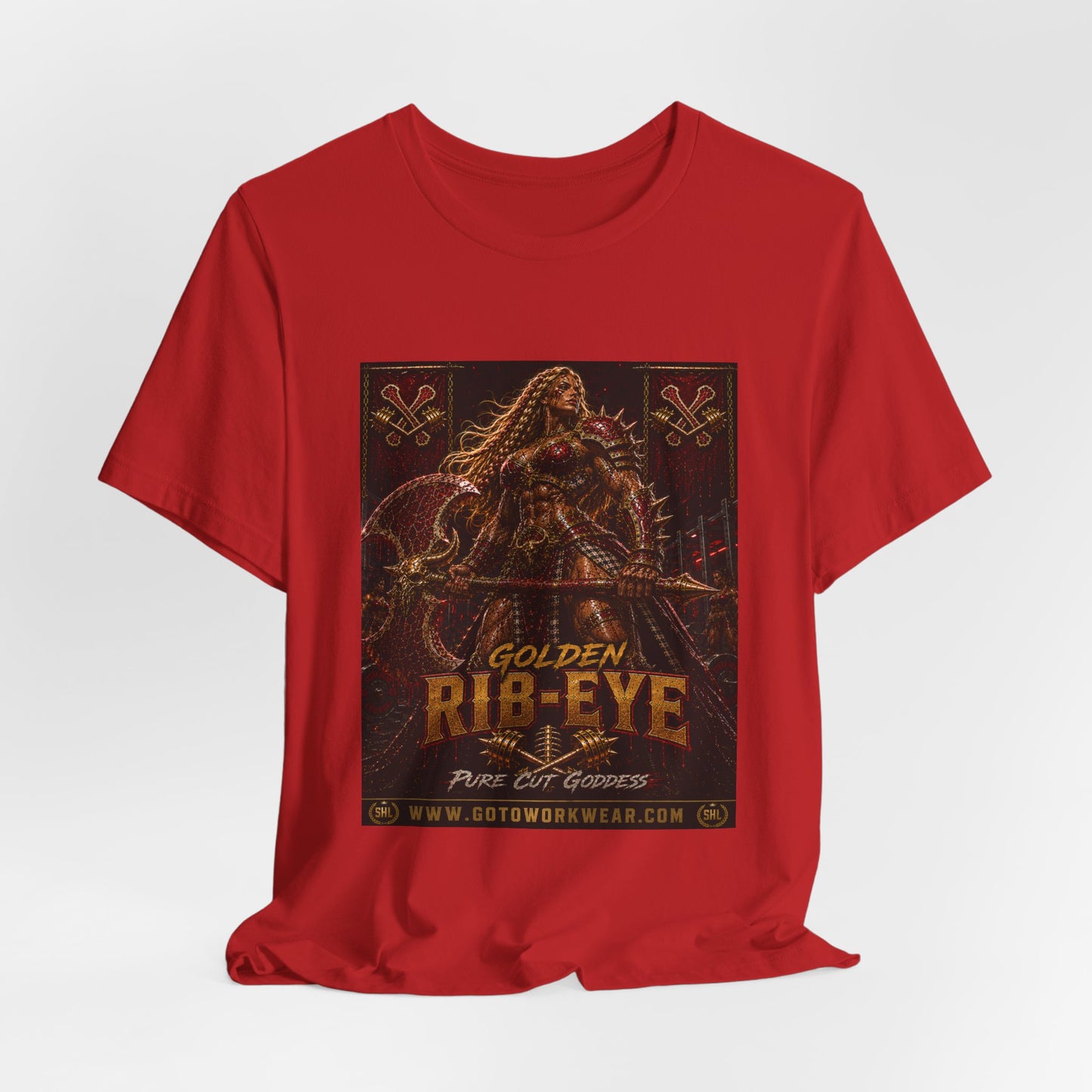Golden Rib-Eye "Pure Cut Goddess" - Graphic Tee