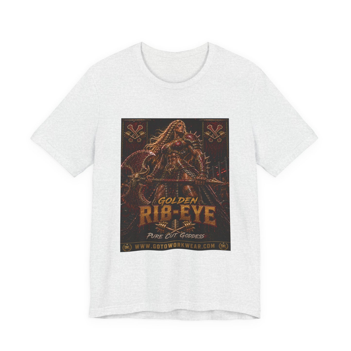 Golden Rib-Eye "Pure Cut Goddess" - Graphic Tee