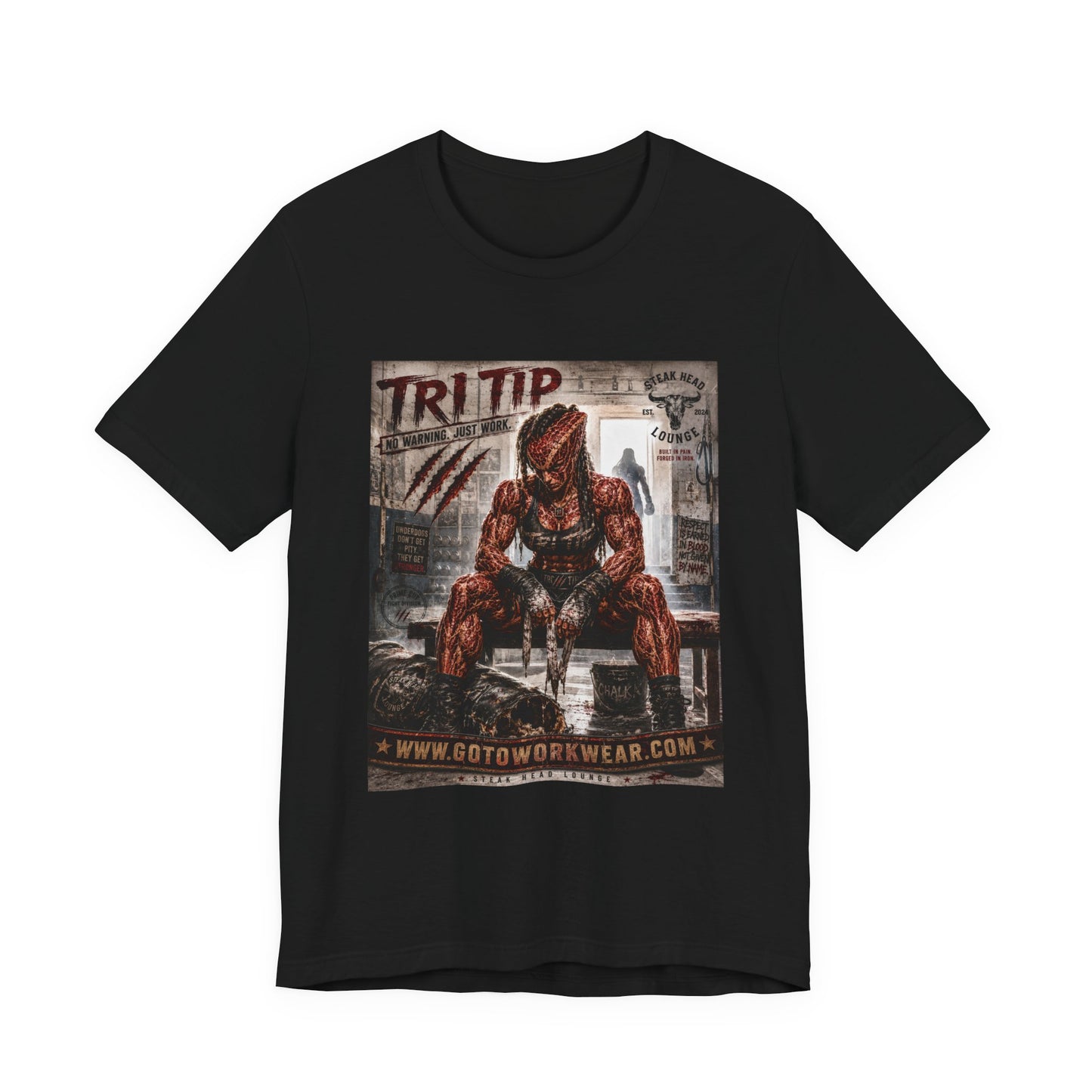 TRI TIP "No Warning. Just Work" - Graphic Tee