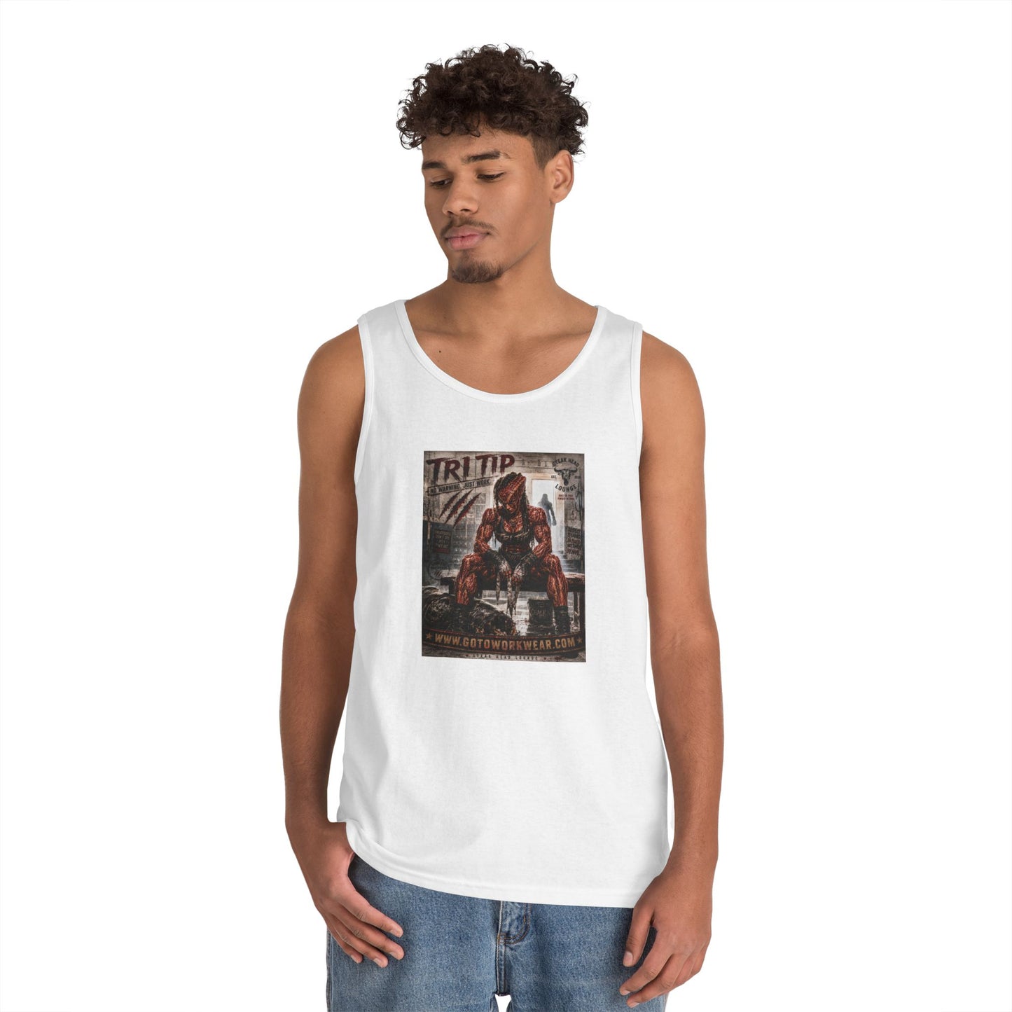 Tri Tip "No Warning. Just Work" - Tank Top