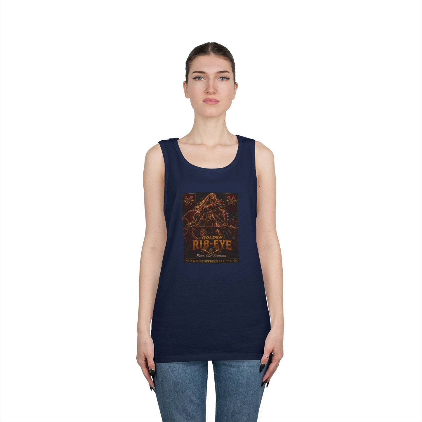 GOLDEN RIB-EYE “Pure Cut Goddess” - Tank Top