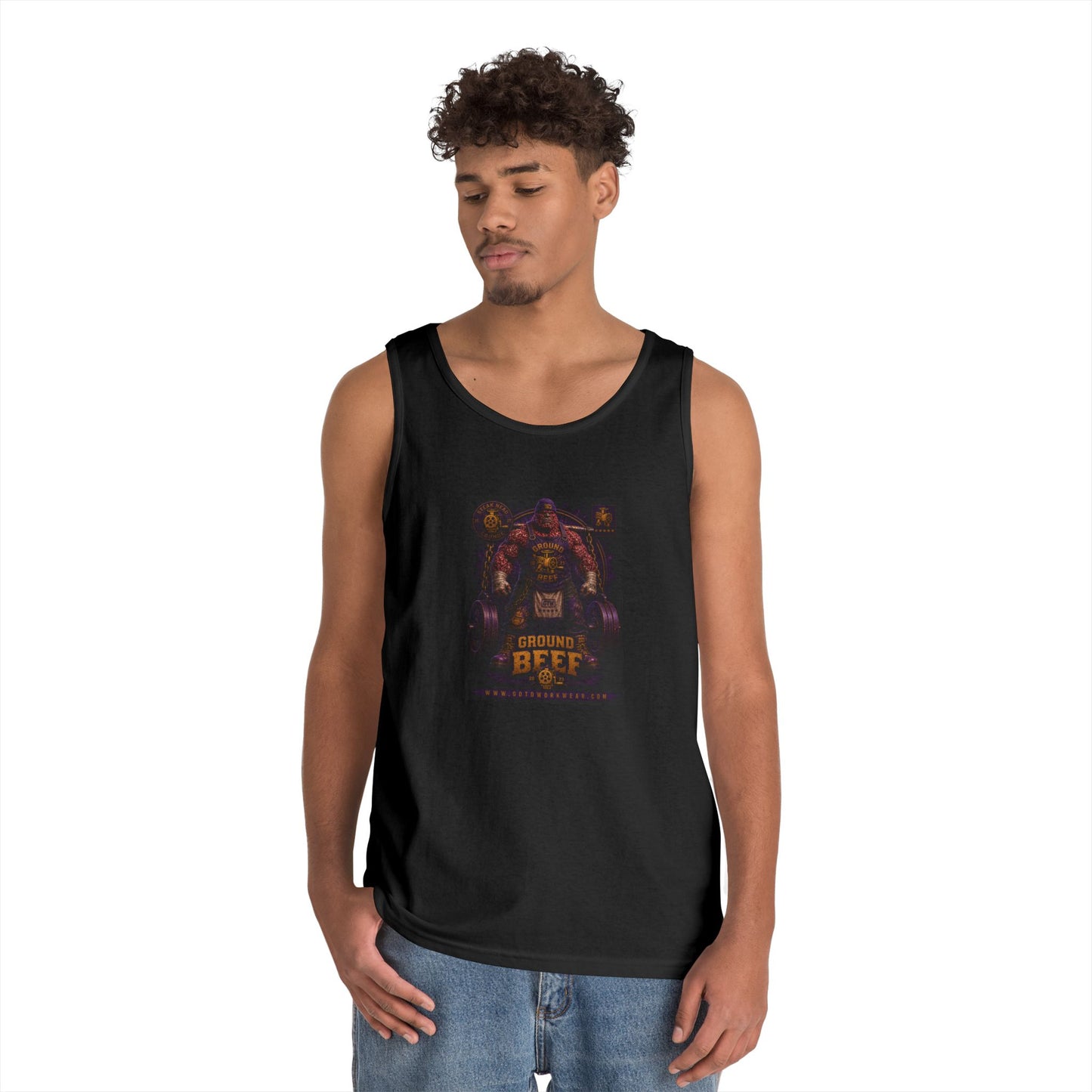 Ground Beef "Grinder Built Gains" - Tank Top