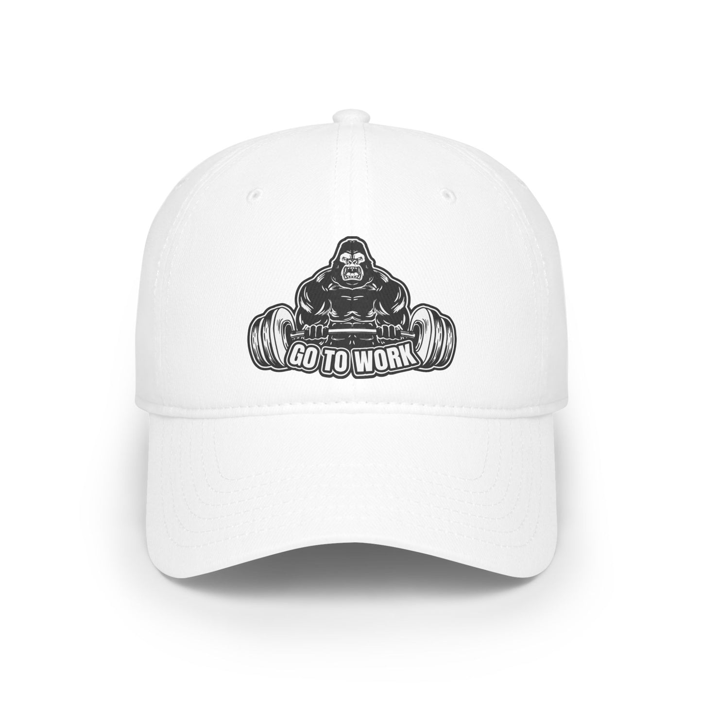 Motivational Gym Cap | Fitness Lover's Gift, Workout Hat, Sports Apparel, Casual Style, Gorilla Graphic Design