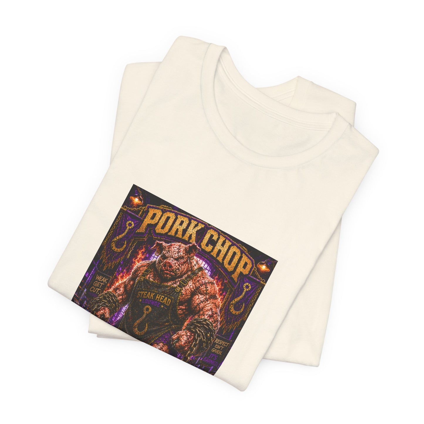 Pork Chop "Some Lessons Come in Pounds" - Graphic Tee