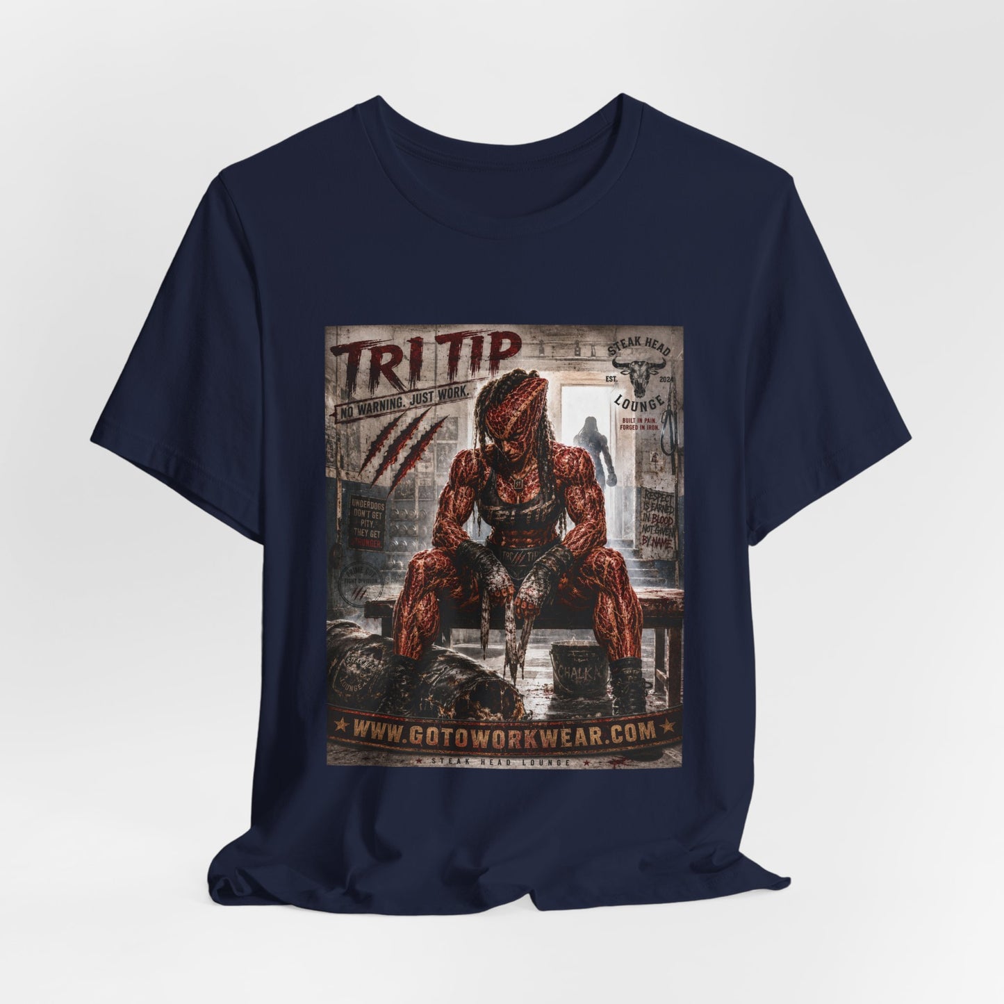 TRI TIP "No Warning. Just Work" - Graphic Tee