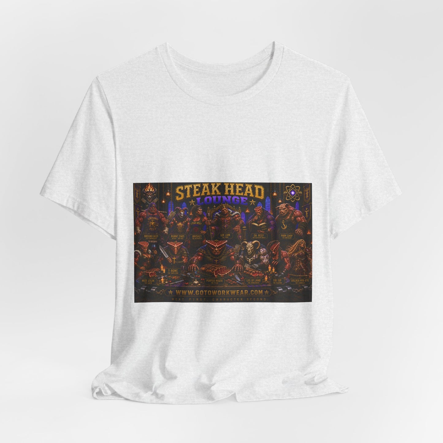 Steak Head Lounge ALL - "The strongest thing in the gym is not muscle—  It is the decision to return tomorrow." - Graphic Tee