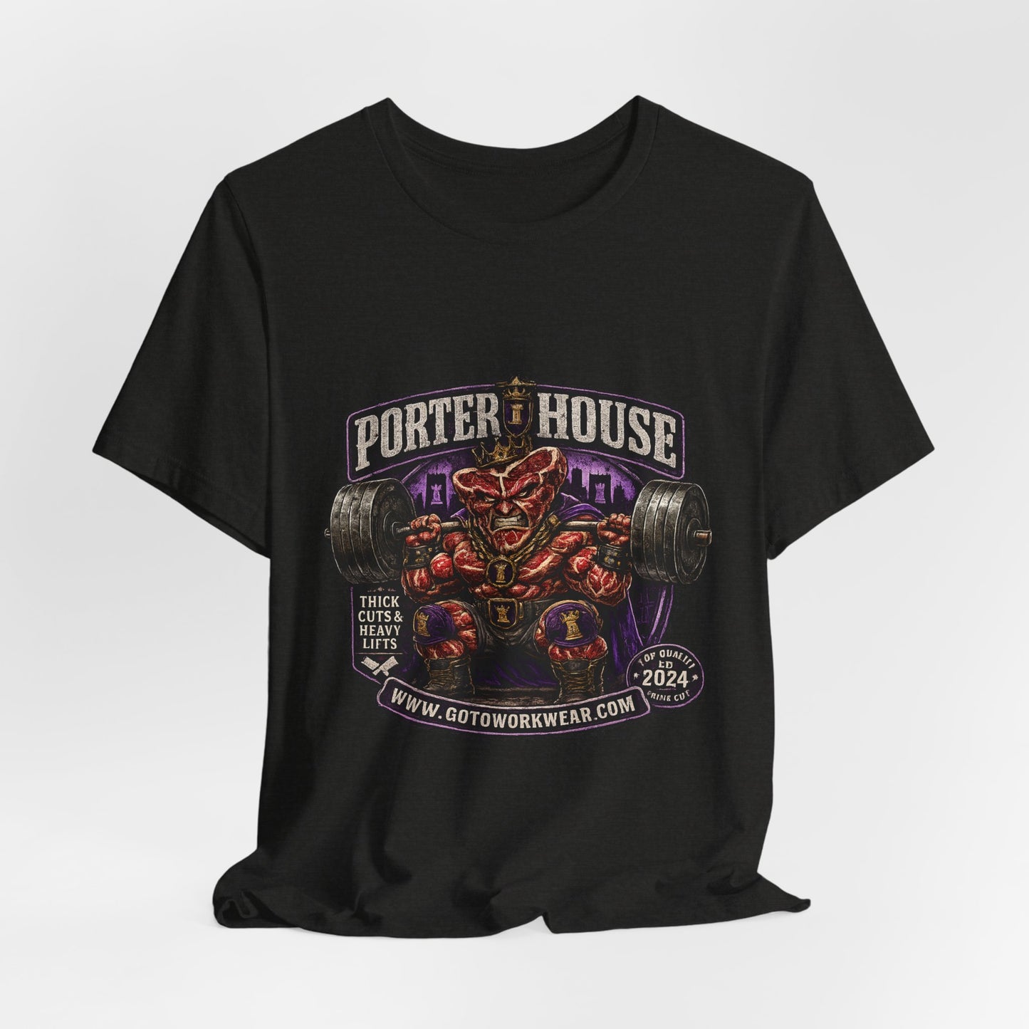 Porter House "Thick Cuts & Heavy Lifts" - Graphic Tee