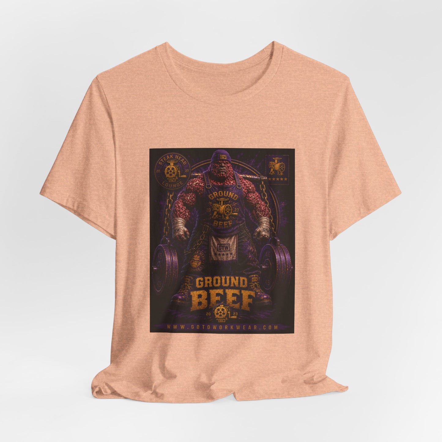 Ground Beef "Grinder Built Gains" - Graphic Tee