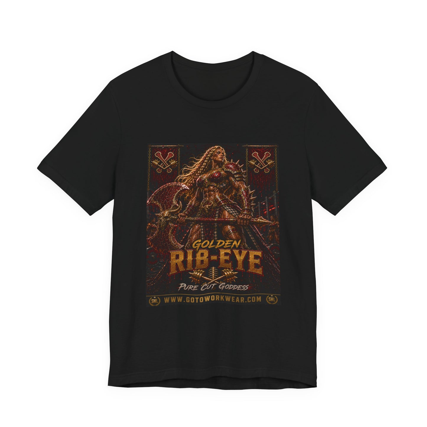 Golden Rib-Eye "Pure Cut Goddess" - Graphic Tee