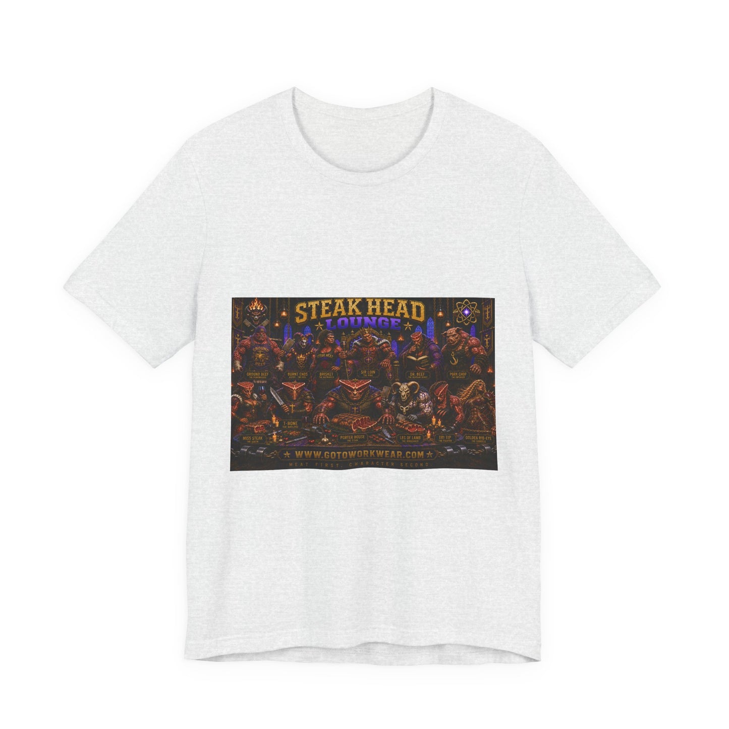 Steak Head Lounge ALL - "The strongest thing in the gym is not muscle—  It is the decision to return tomorrow." - Graphic Tee