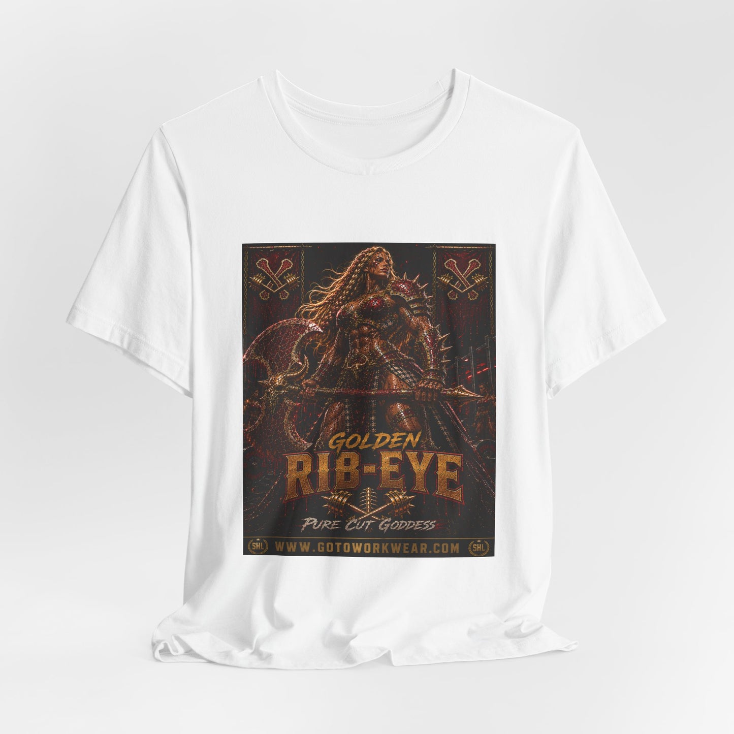 Golden Rib-Eye "Pure Cut Goddess" - Graphic Tee