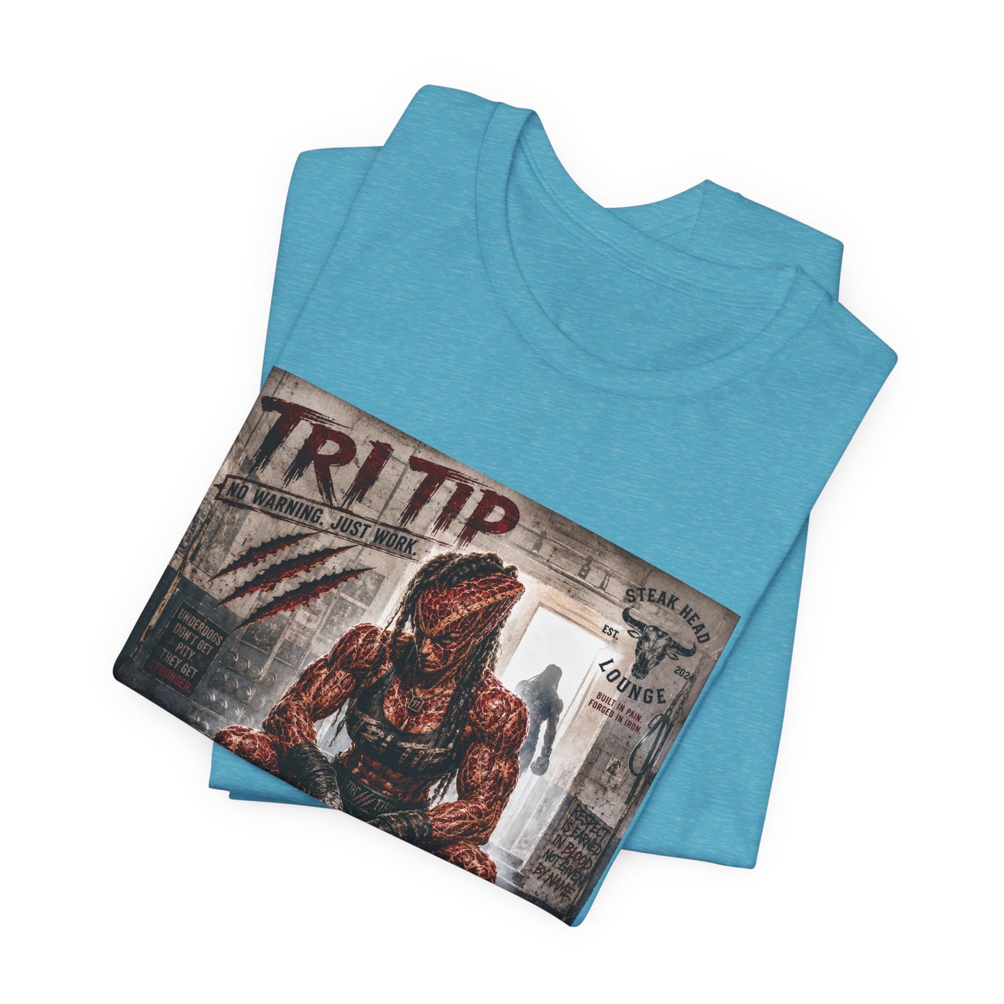 TRI TIP "No Warning. Just Work" - Graphic Tee